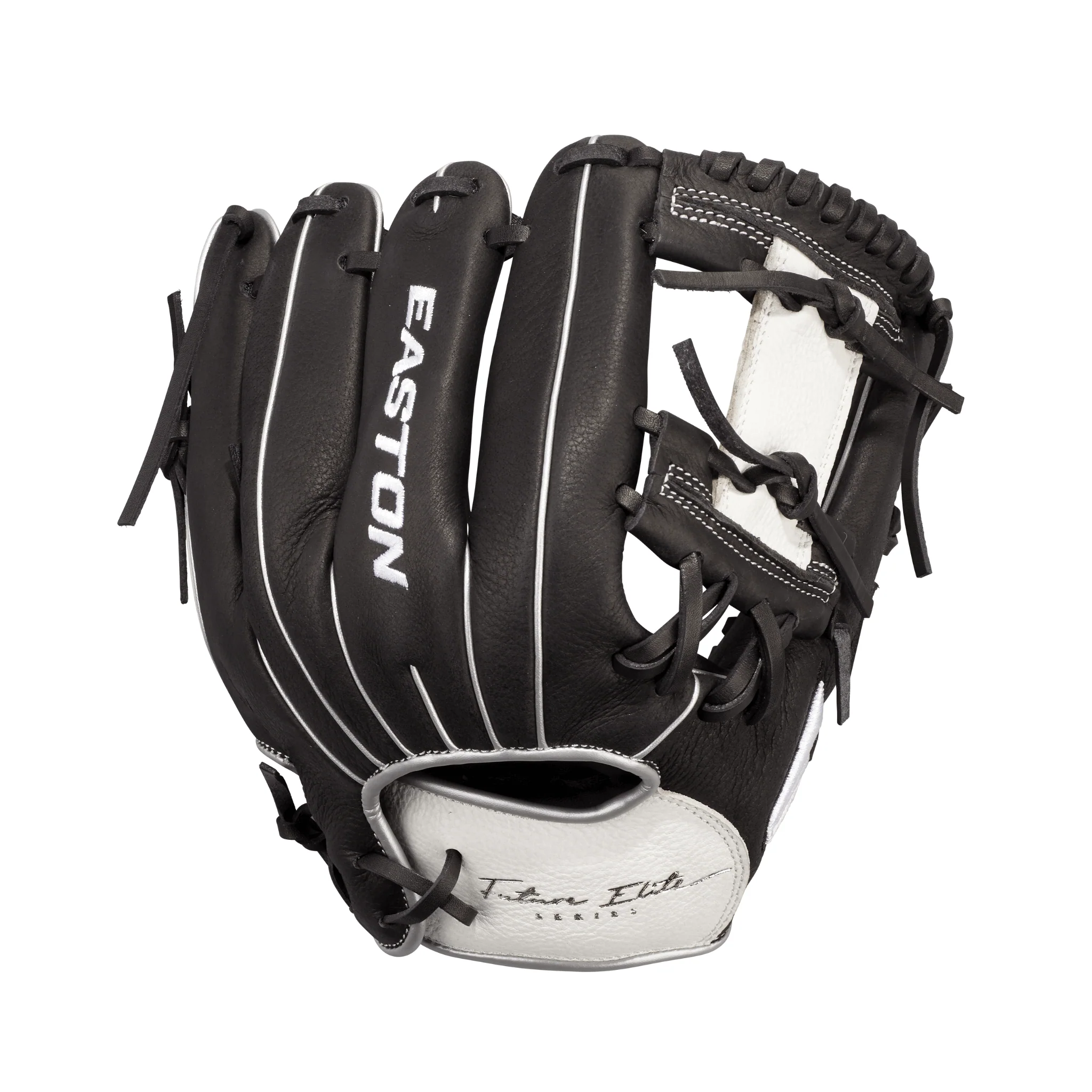 Easton Future Elite Series Baseball Glove Youth 11” RHT Black/White - Image 2