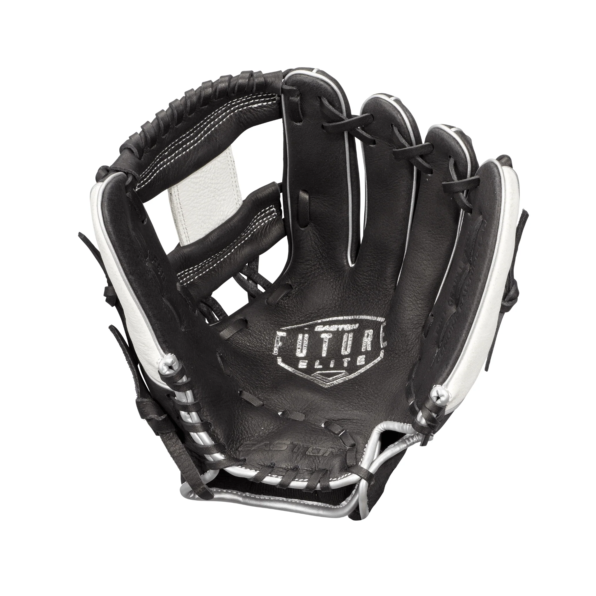 Easton Future Elite Series Baseball Glove Youth 11” RHT Black/White - Image 3