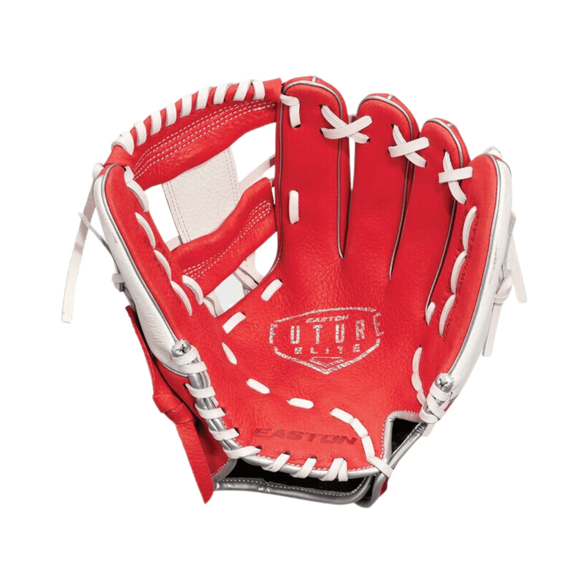Easton Future Elite Series Baseball Glove Youth 11” RHT Red/White - Image 2