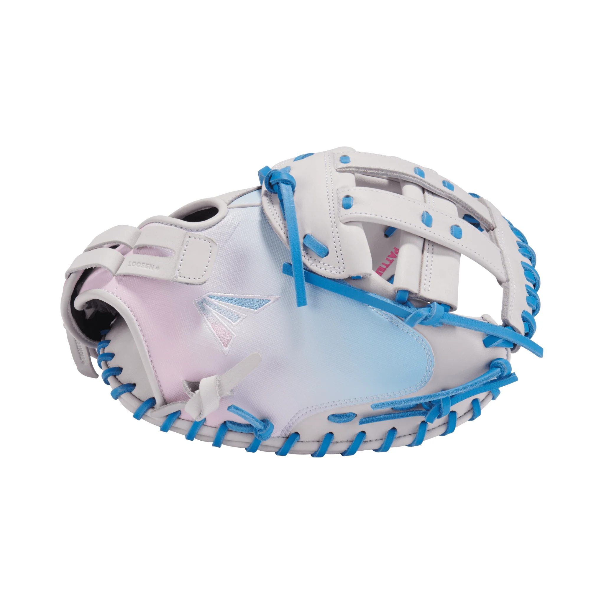 Easton Pro Collections Series Catchers Mitt 34" Fastpitch Softball White/Col.Blue - Image 4