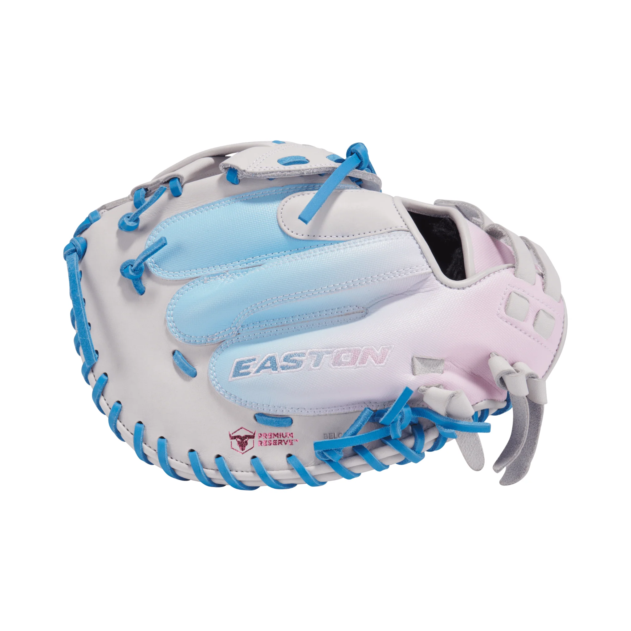 Easton Pro Collections Series Catchers Mitt 34" Fastpitch Softball White/Col.Blue - Image 5