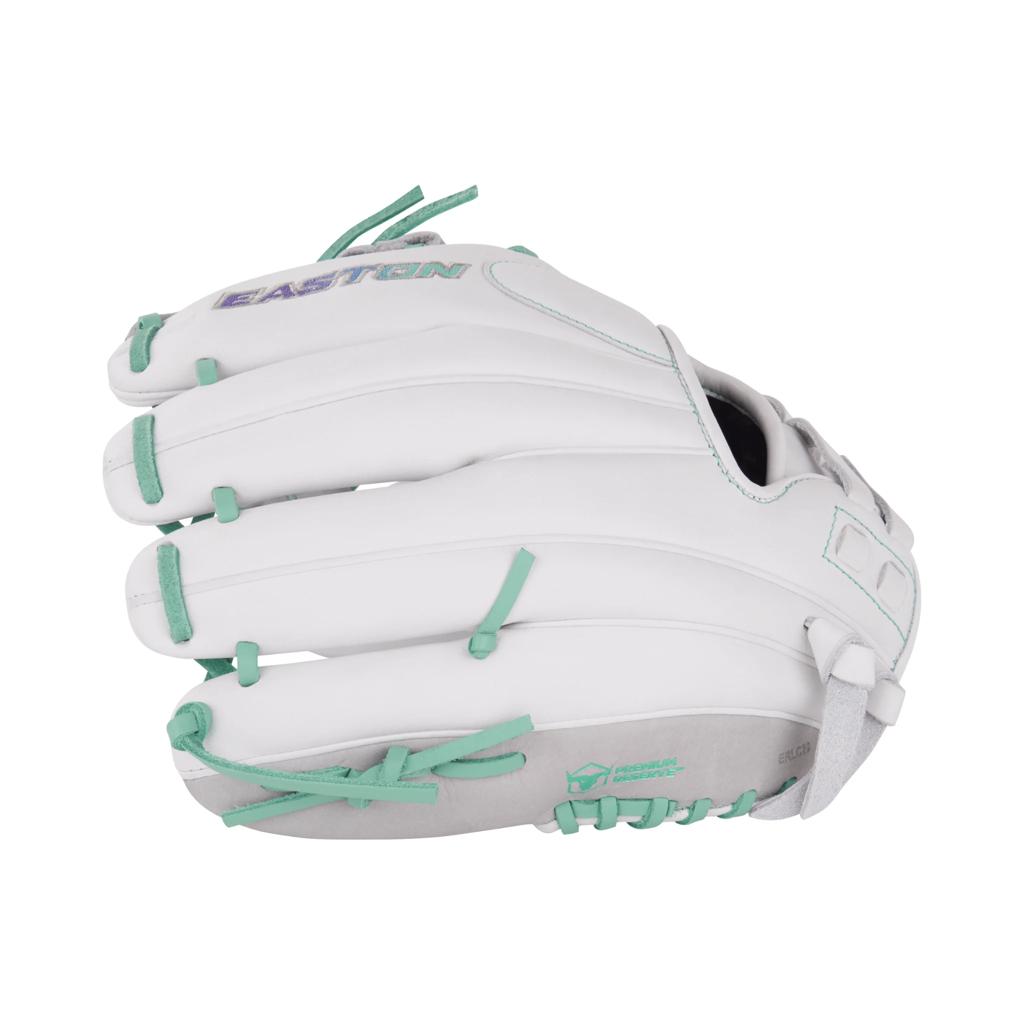 Easton Pro Collections Series Fastpitch Softball Glove 11.5" White/Mint - Image 5