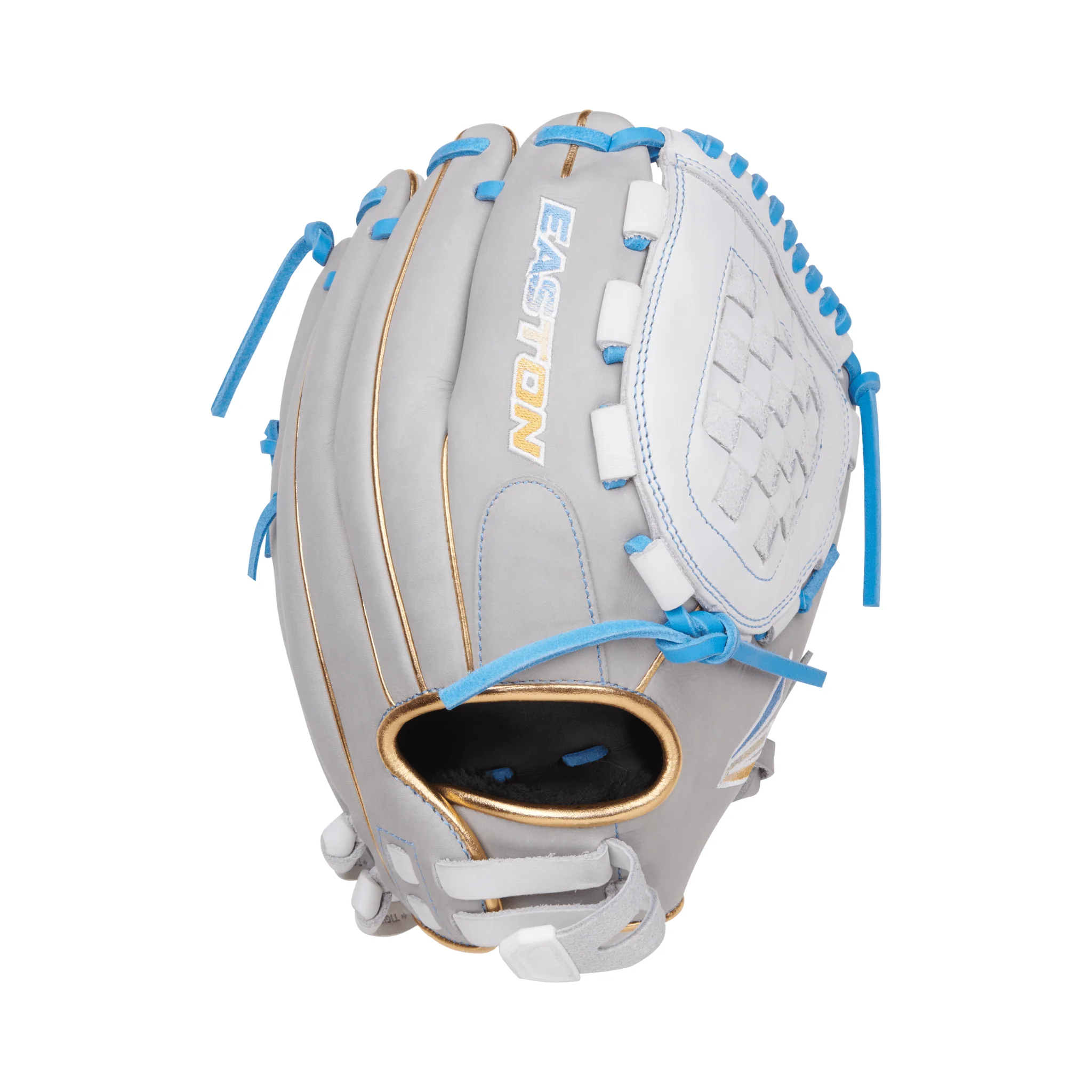Easton Pro Collections Series Fastpitch Softball Glove 12" White/Gray - Image 2