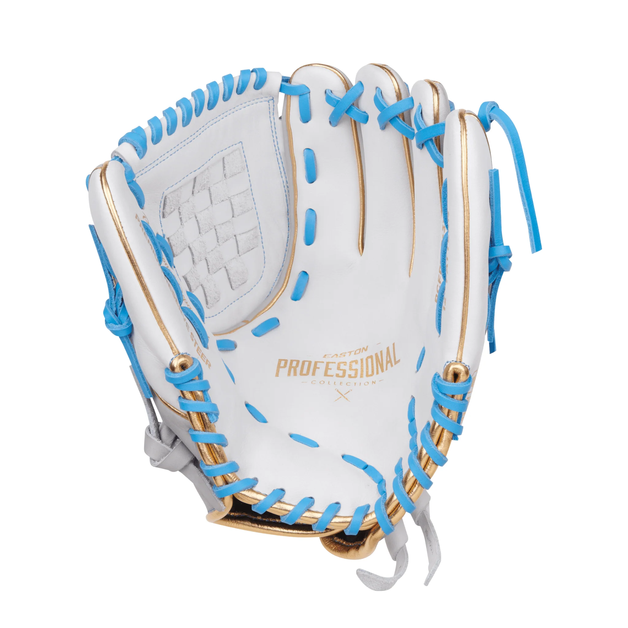 Easton Pro Collections Series Fastpitch Softball Glove 12" White/Gray - Image 3