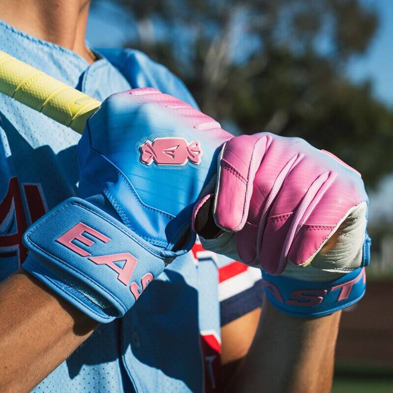 Easton Youth Walk-Off Ethos Batting Gloves Bubble Gum - Image 6