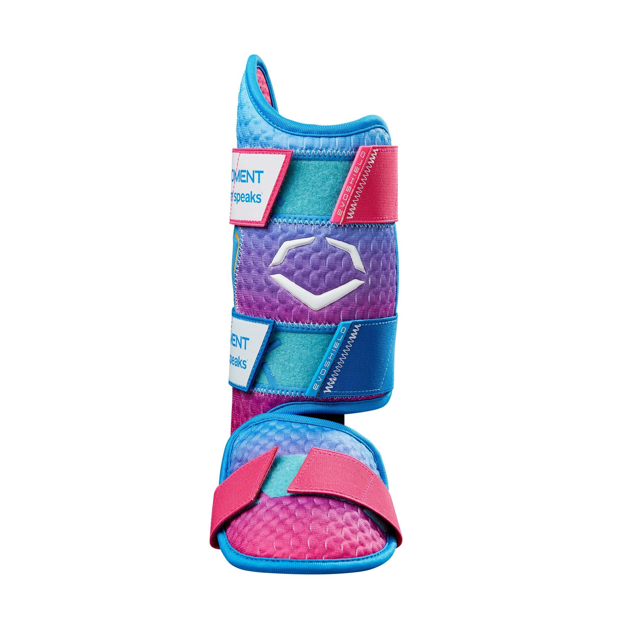 Evoshield 2024 X-SRZ Autism Speaks Leg Guard Pink/Victory/Purple - Image 2