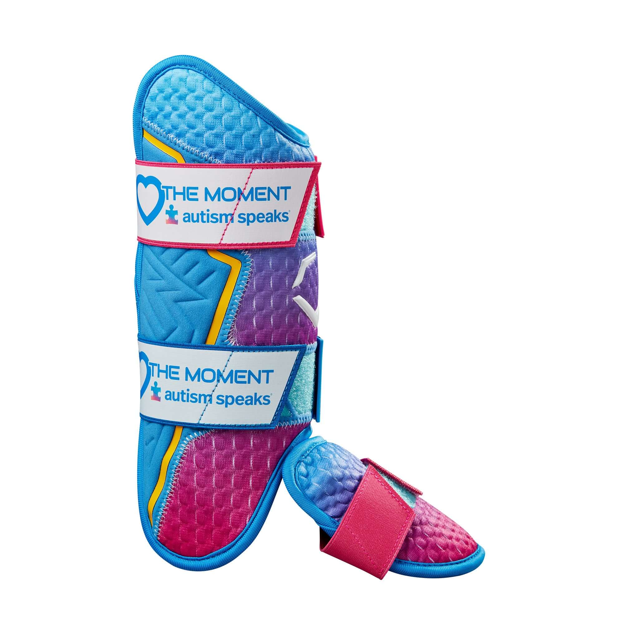 Evoshield 2024 X-SRZ Autism Speaks Leg Guard Pink/Victory/Purple - Image 4