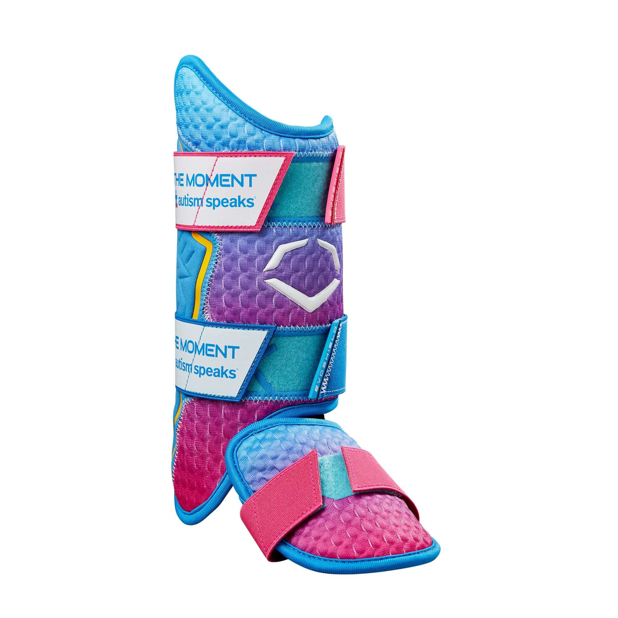 Evoshield 2024 X-SRZ Autism Speaks Leg Guard Pink/Victory/Purple - Image 8