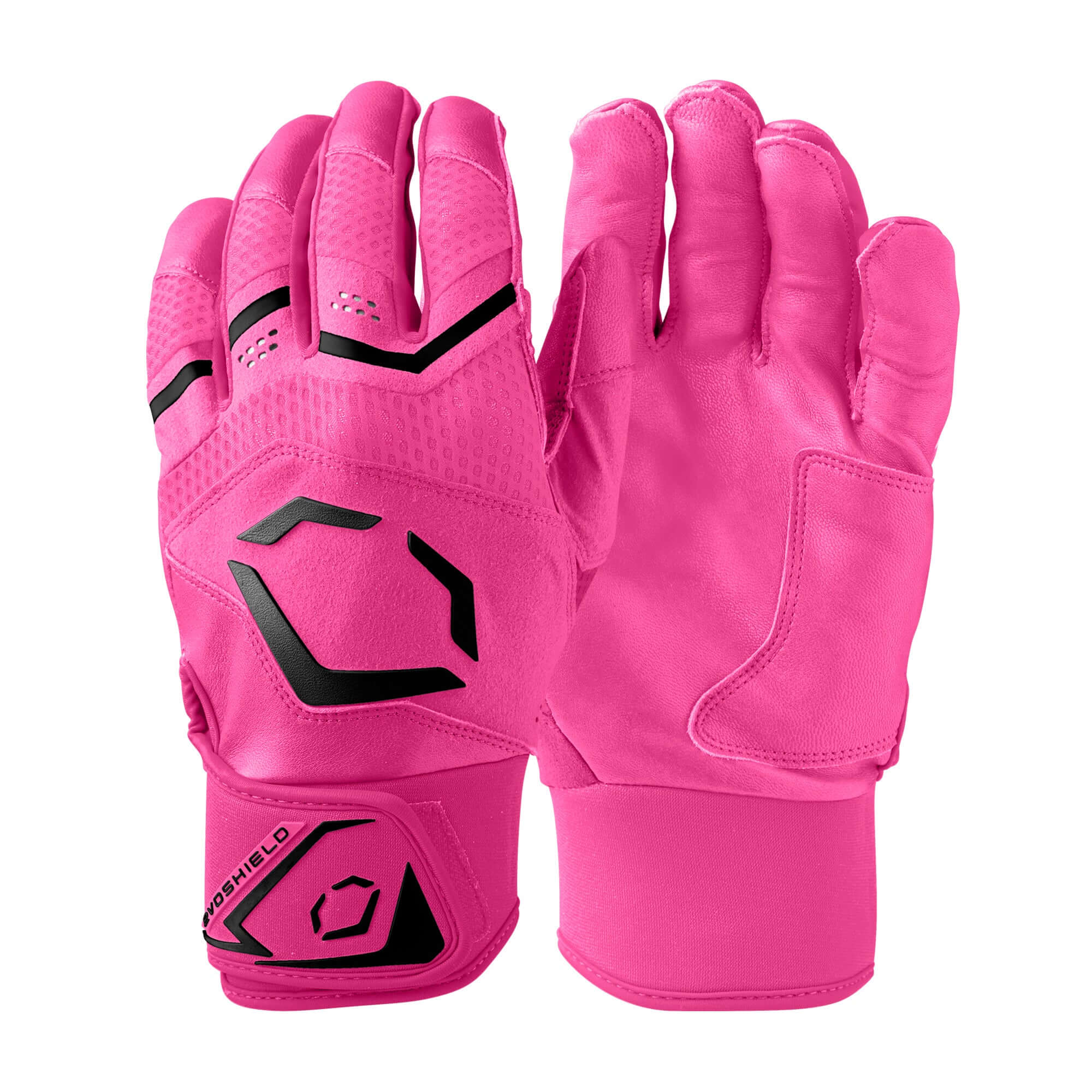 Evoshield Adult Carbyne Batting Gloves - Hot Pink - Image 7