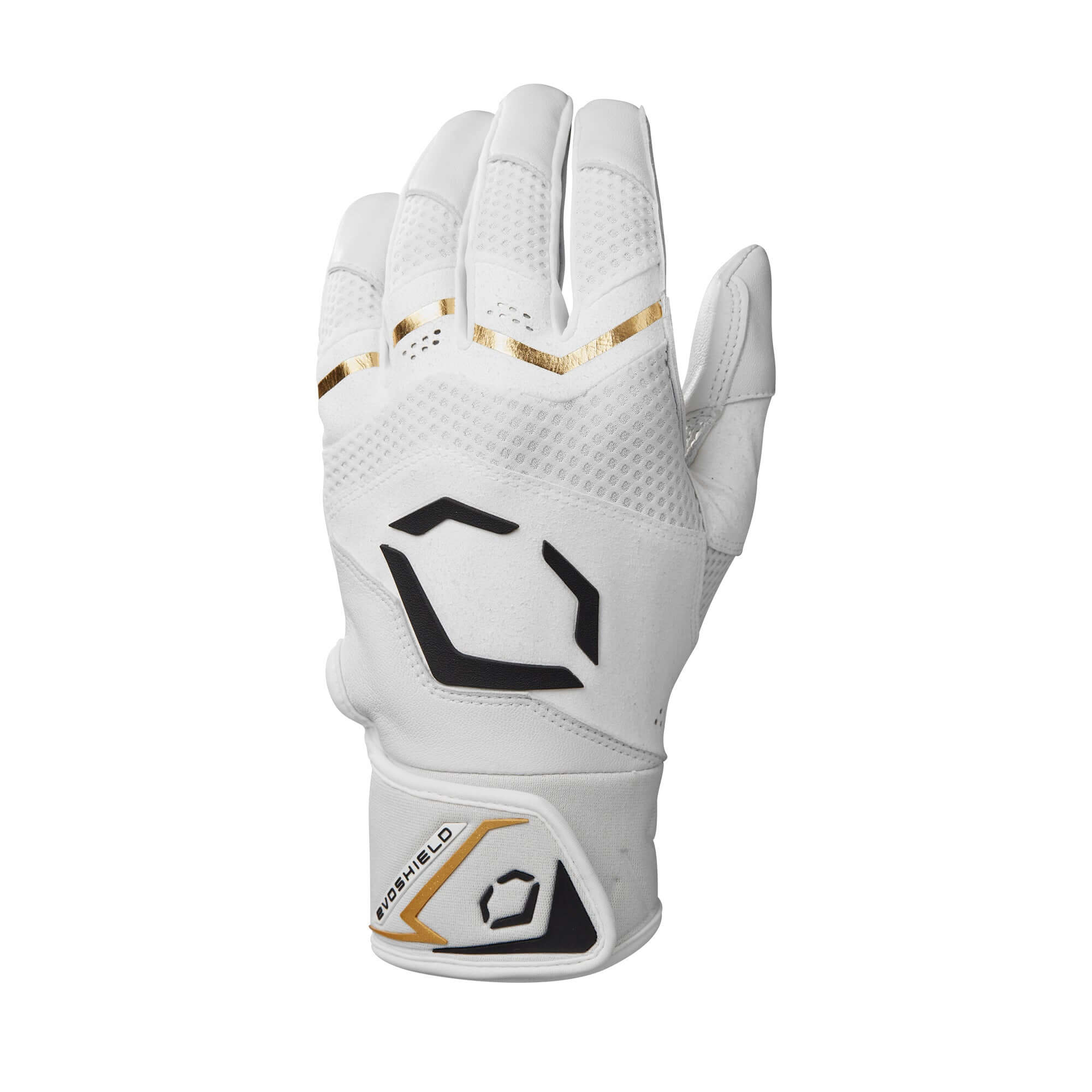 Evoshield Adult Carbyne Batting Gloves - Team White - Image 2