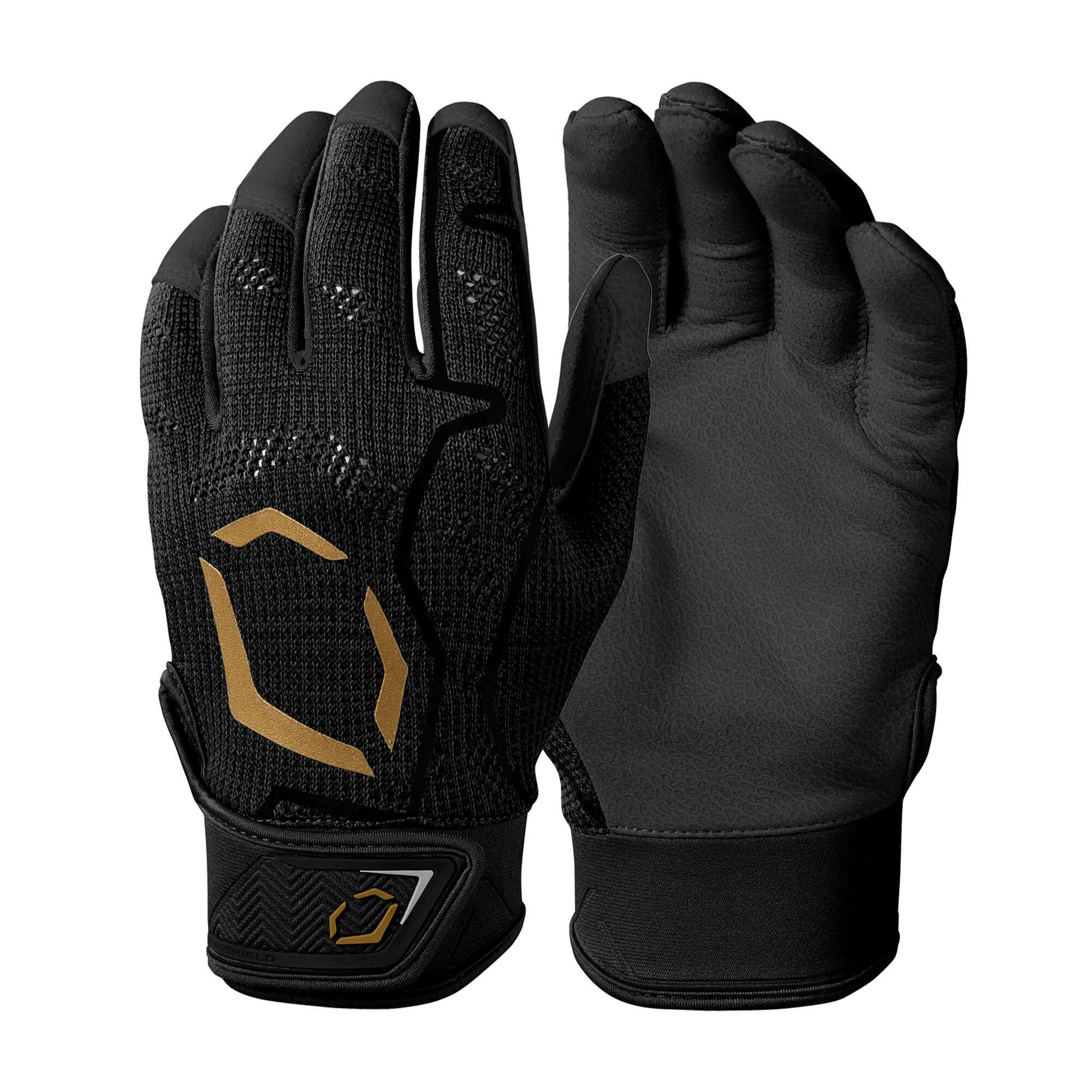 Evoshield Adult Pro-SRZ Batting Gloves Black