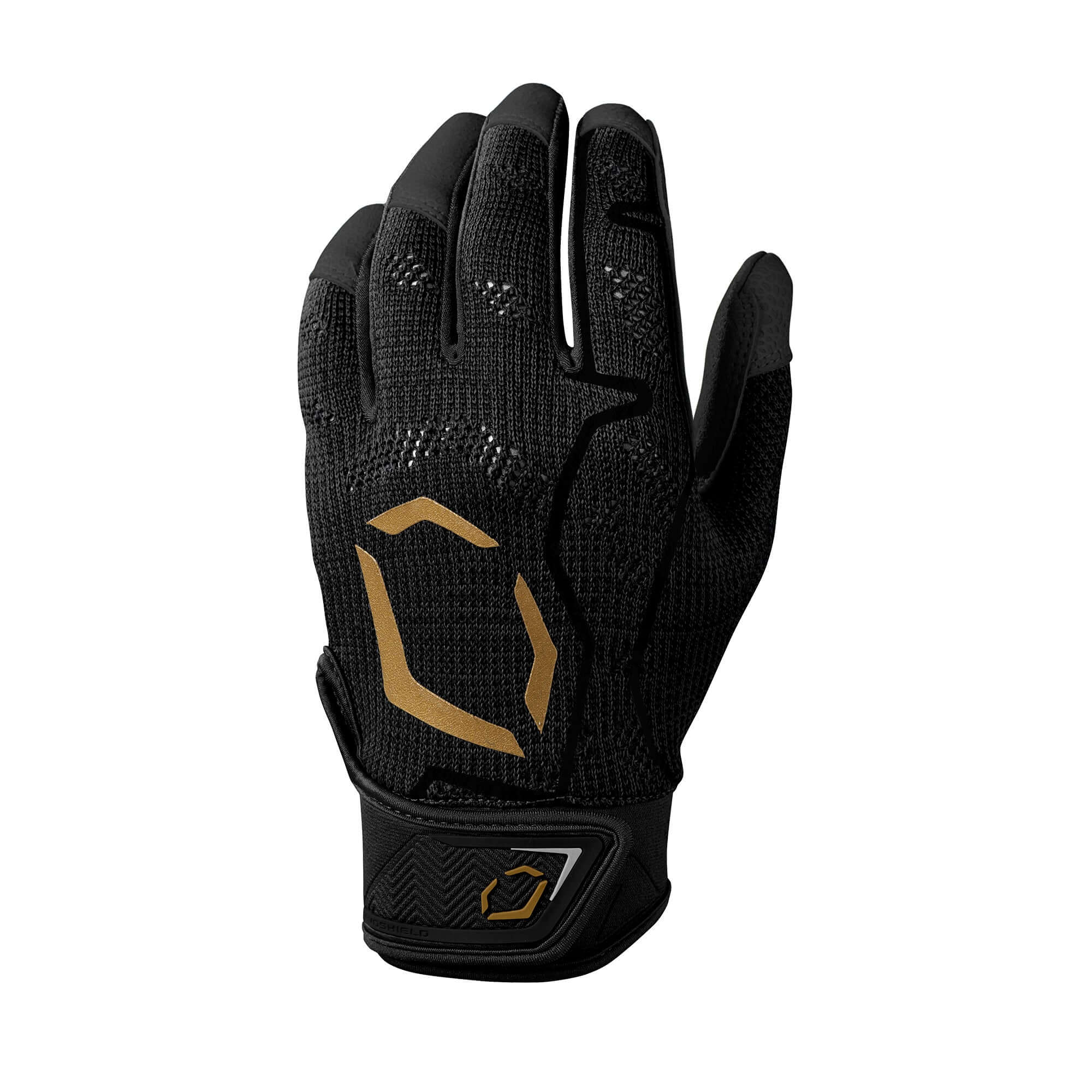 Evoshield Adult Pro-SRZ Batting Gloves Black - Image 2