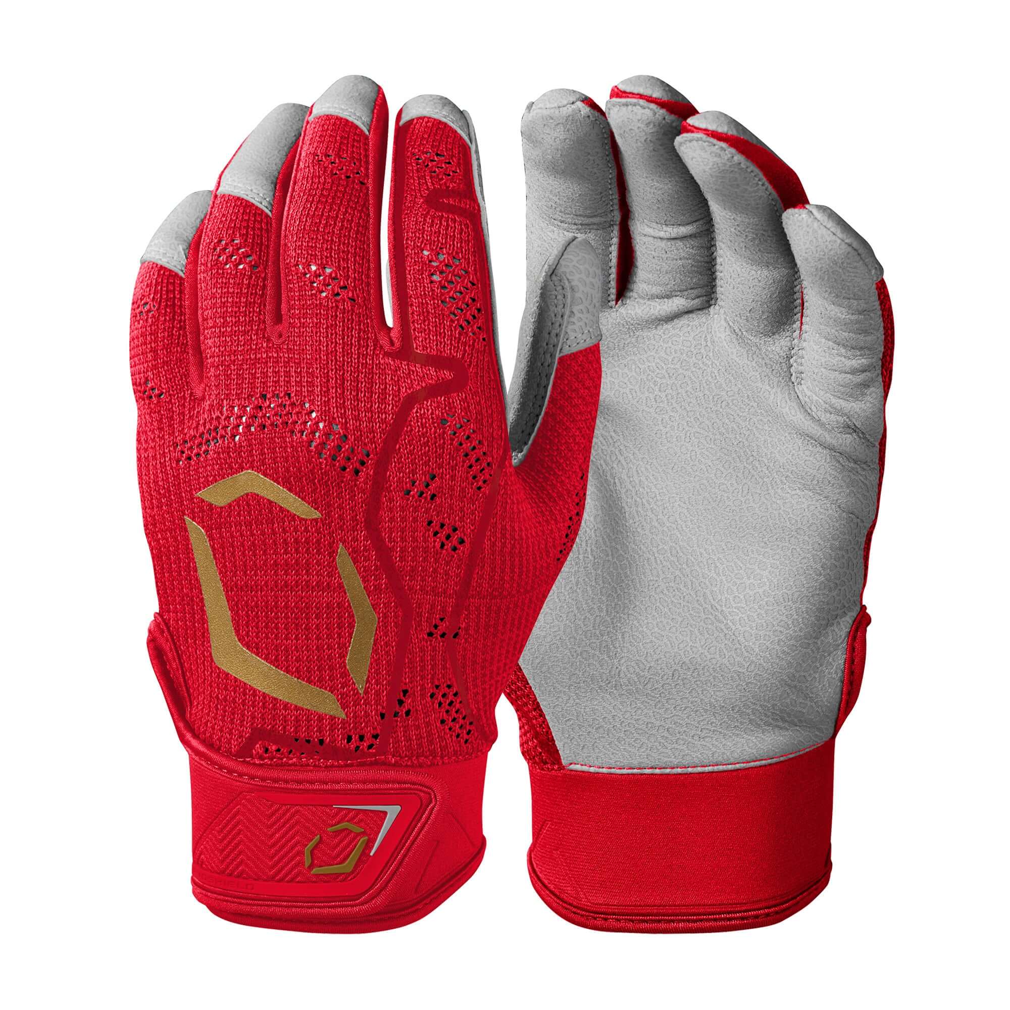 Evoshield Adult Pro-SRZ Batting Gloves Scarlet