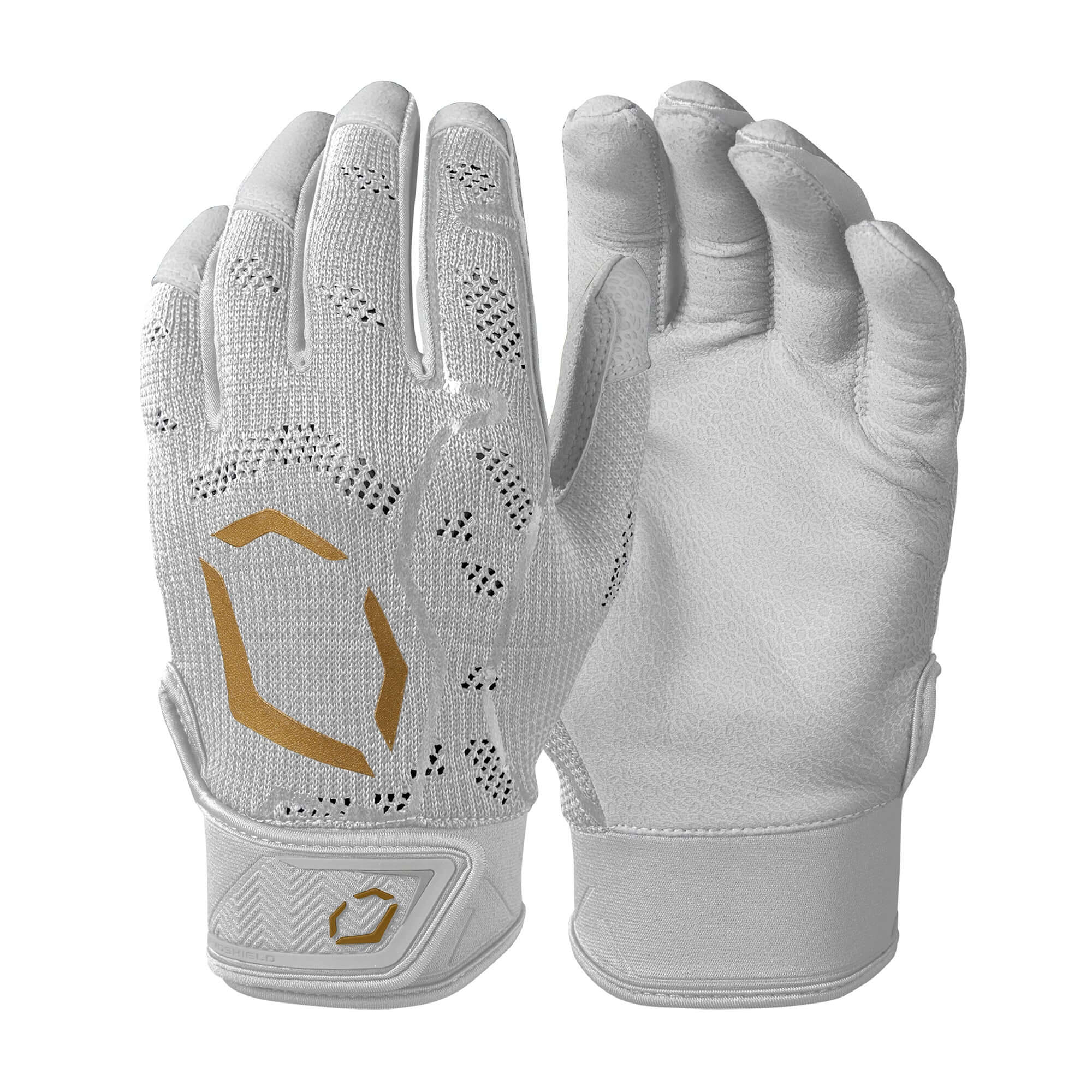 Evoshield Adult Pro-SRZ Batting Gloves Team White - Image 3
