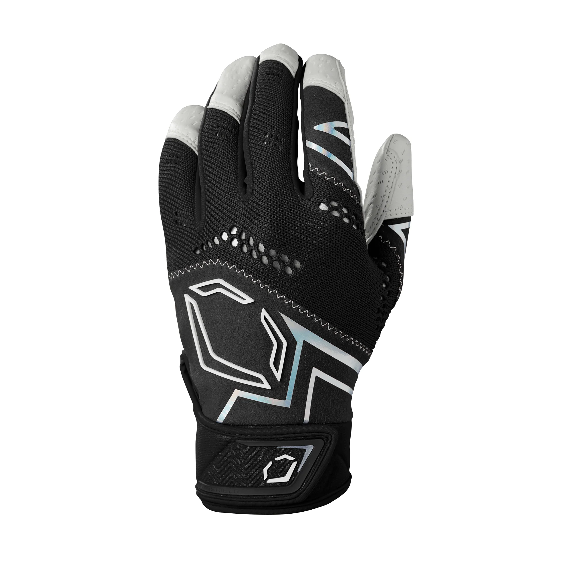 Evoshield Adult PRO-SRZ V2 Batting Gloves Black - Image 2