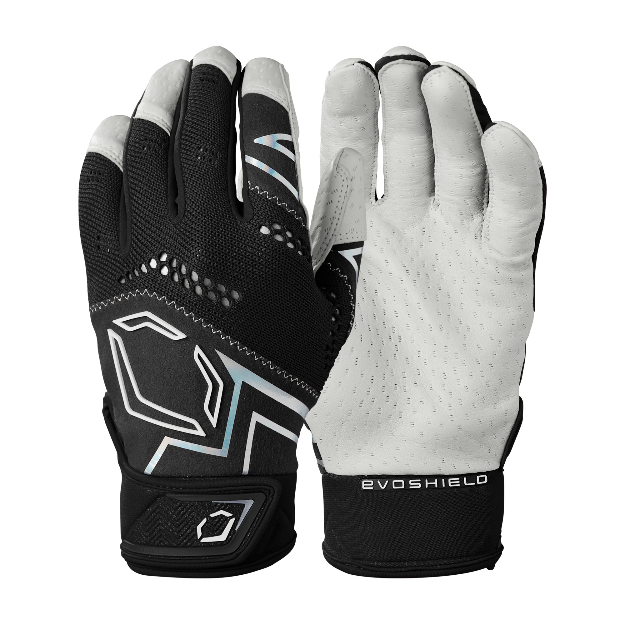 Evoshield Adult PRO-SRZ V2 Batting Gloves Black - Image 5