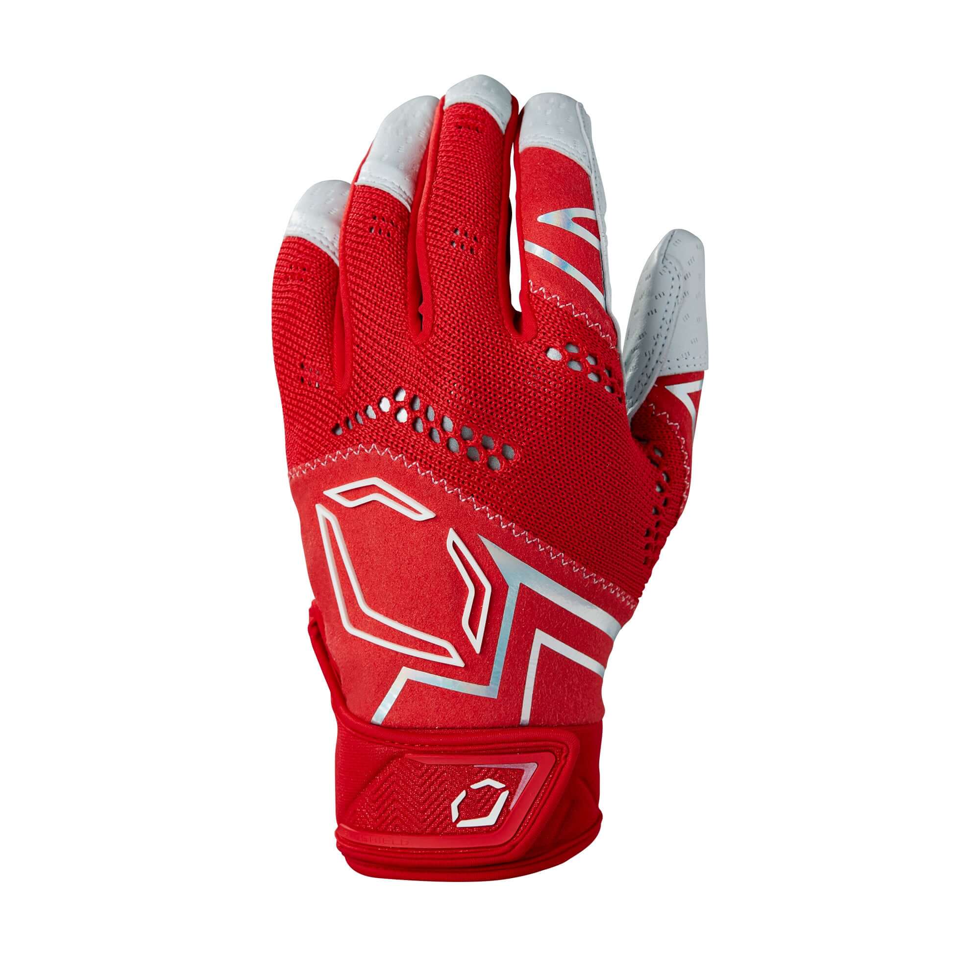 Evoshield Adult PRO-SRZ V2 Batting Gloves Scarlet - Image 2