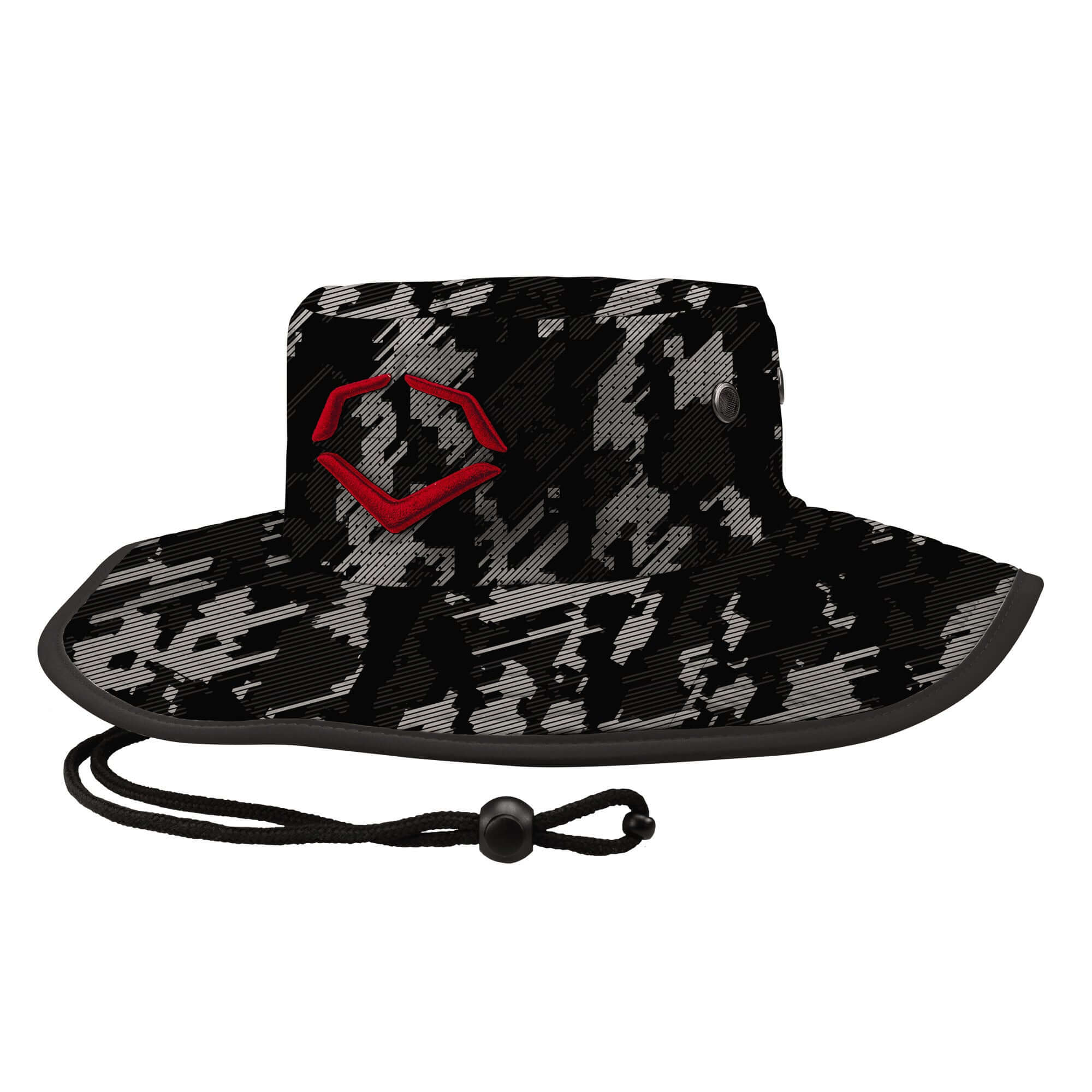 Evoshield Bucket Hat Black / White / Grey OSFM