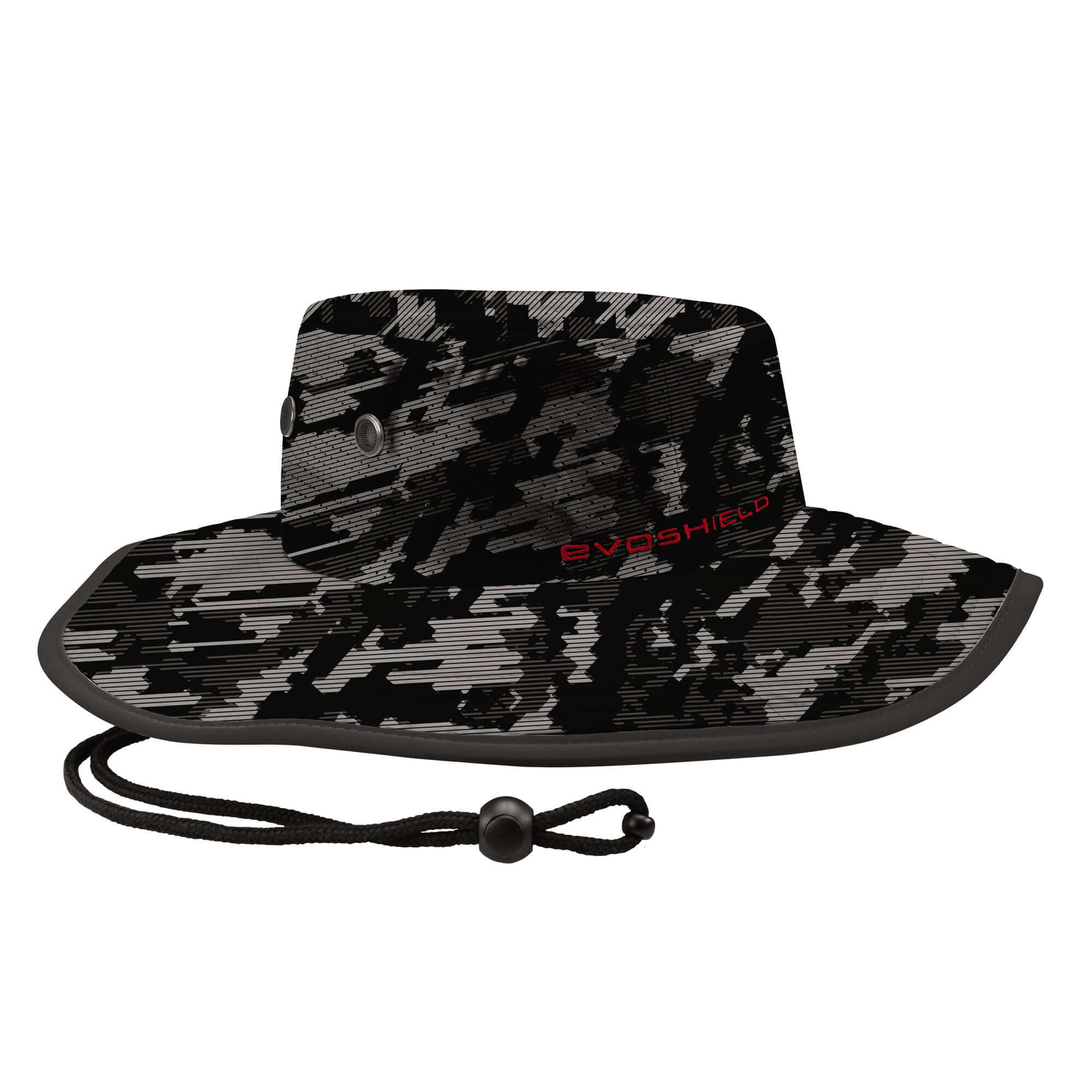Evoshield Bucket Hat Black / White / Grey OSFM - Image 2