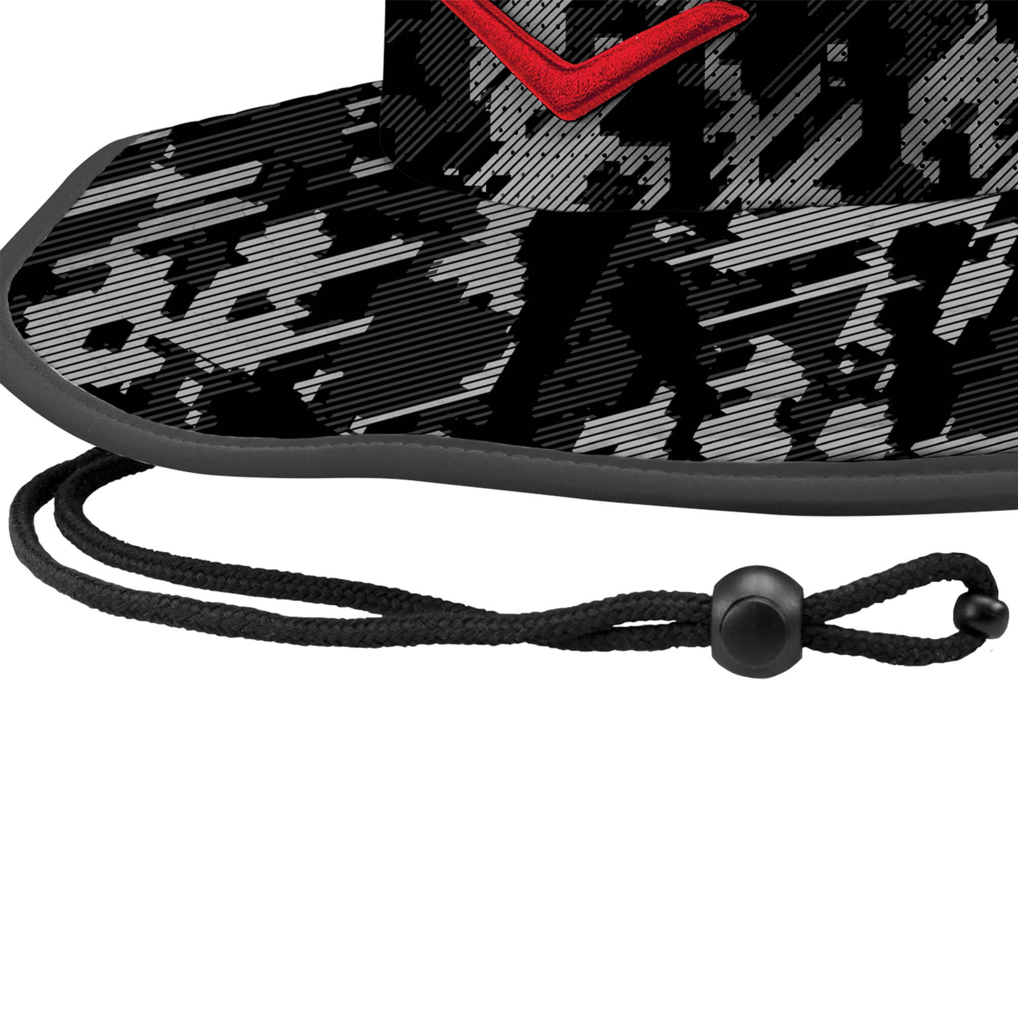 Evoshield Bucket Hat Black / White / Grey OSFM - Image 3
