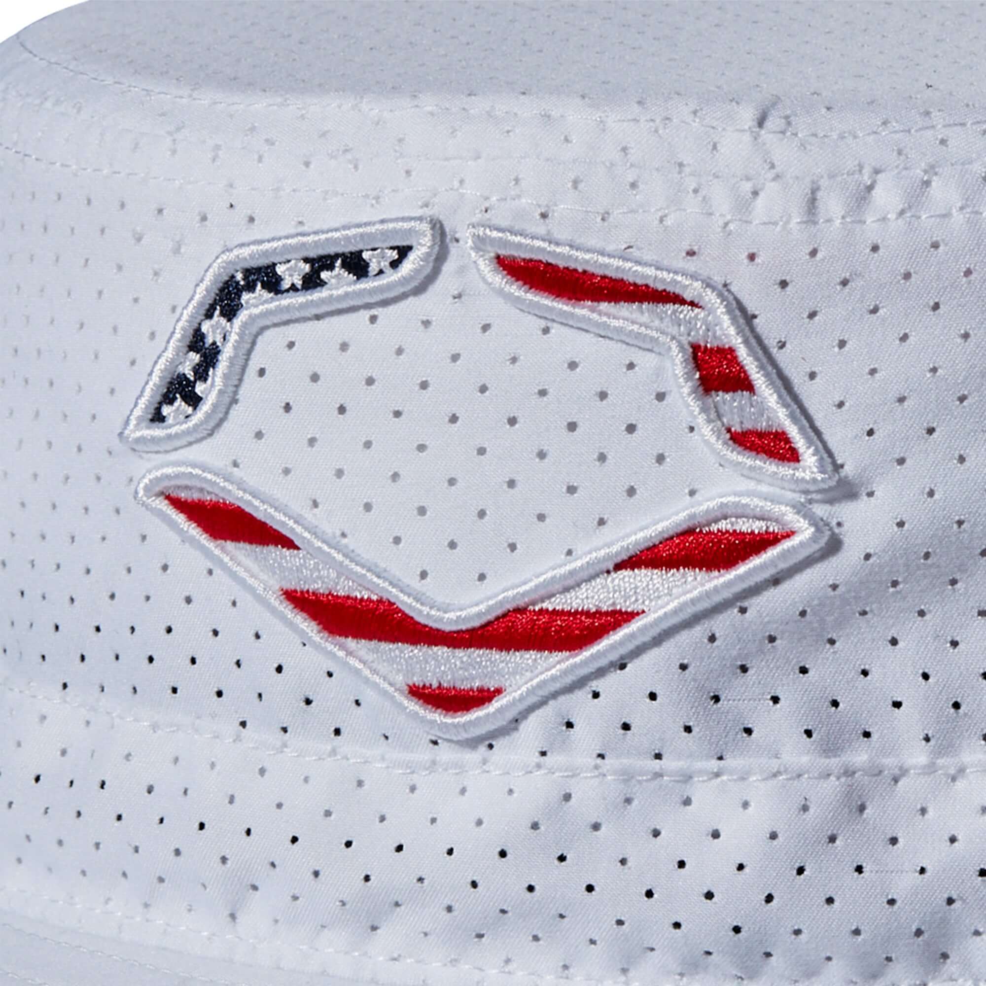 Evoshield Bucket Hat White/USA OSFM - Image 4