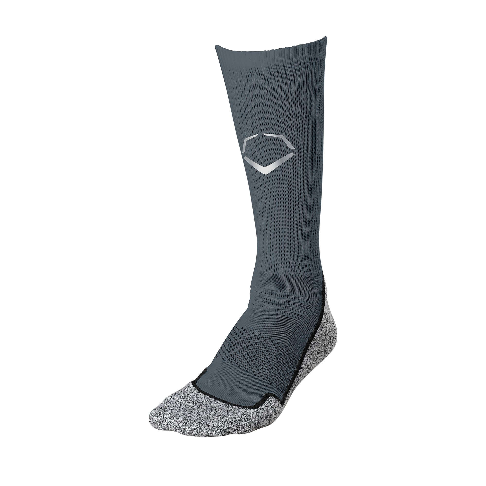 Evoshield Grey Training Crew Sock M