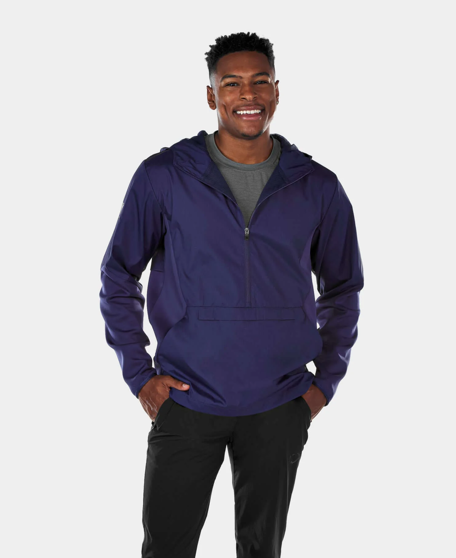 Evoshield Men's Anorak 1/2 Zip Navy - Image 3