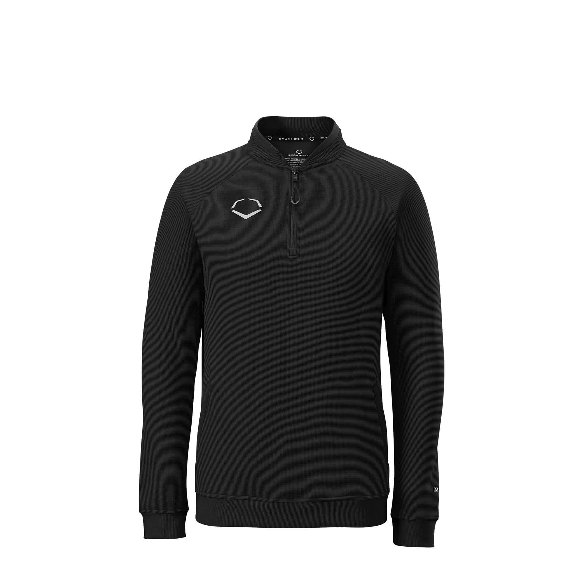 Evoshield Men's Pro Team Heater Fleece Quarter Zip Black