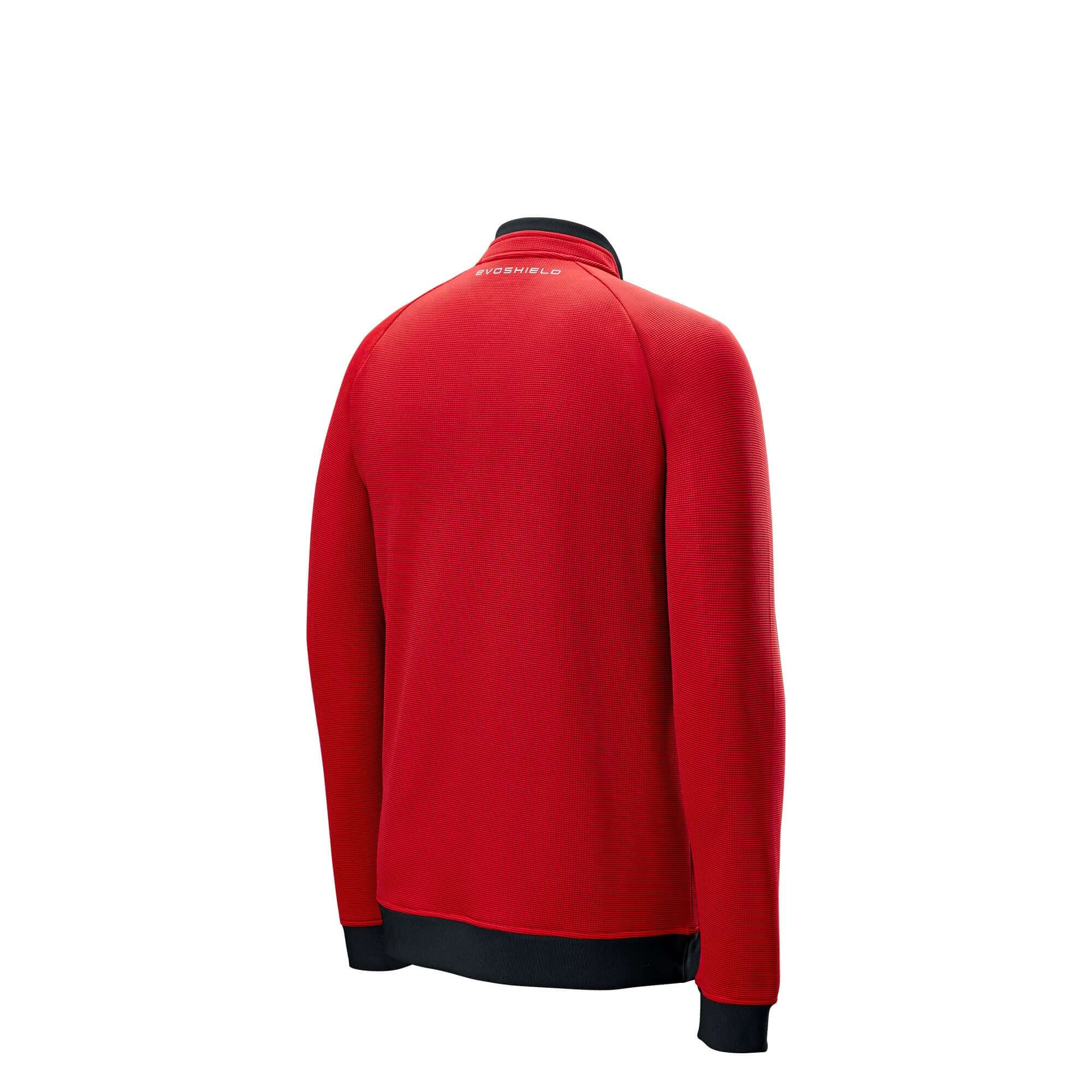 Evoshield Men's Pro Team Heater Fleece Quarter Zip Scarlet - Image 3