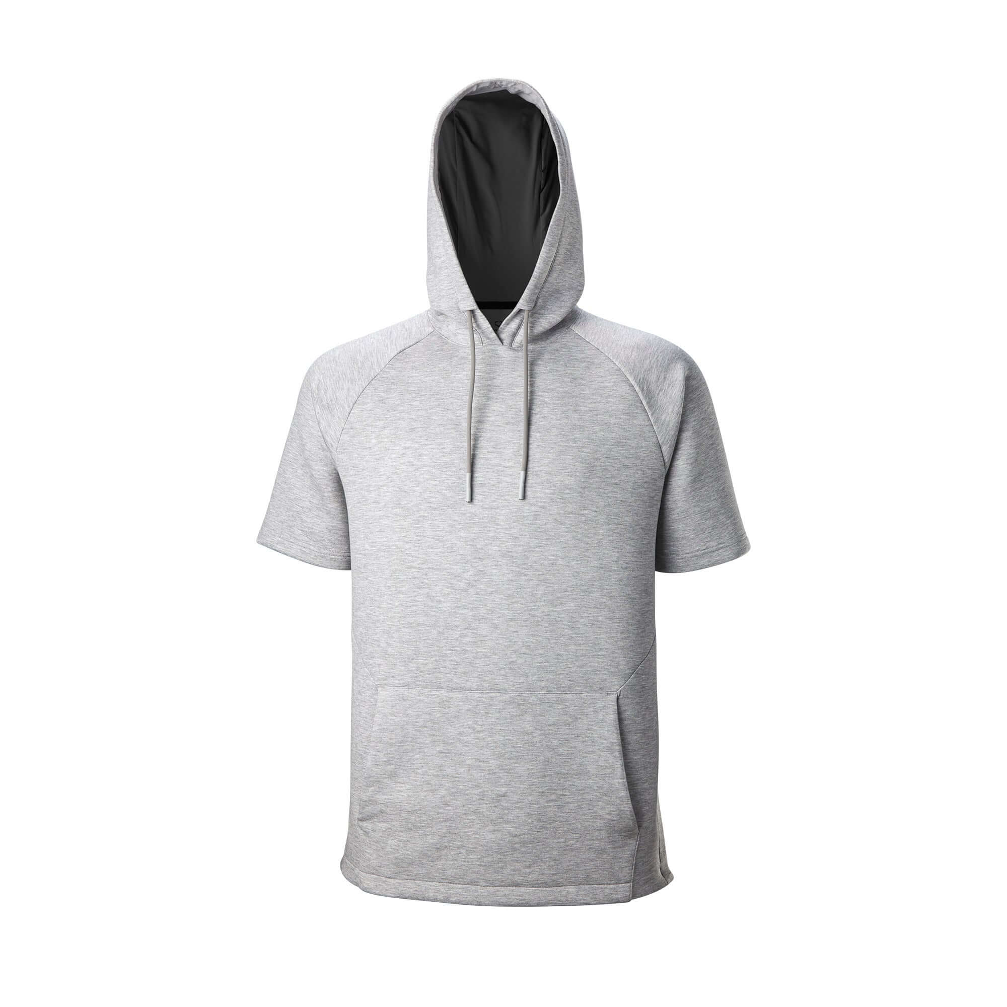 Evoshield Men's Pro Team Short Sleeve Hoodie 2.0 Heather Grey - Image 3