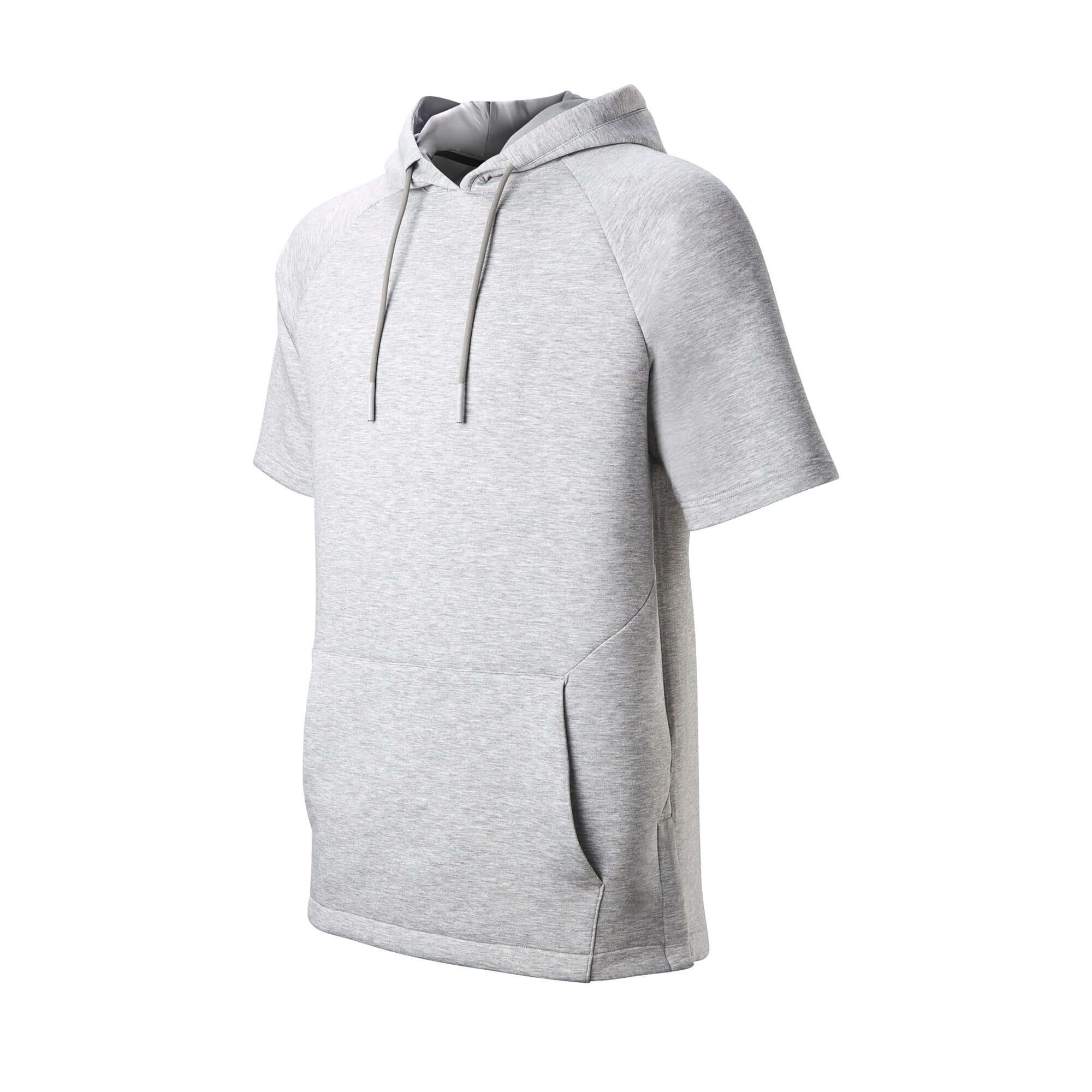 Evoshield Men's Pro Team Short Sleeve Hoodie 2.0 Heather Grey - Image 6