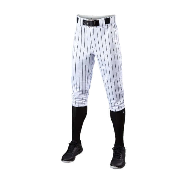 Evoshield Mens Salute White Knicker w/Black Pinstripe - Image 5