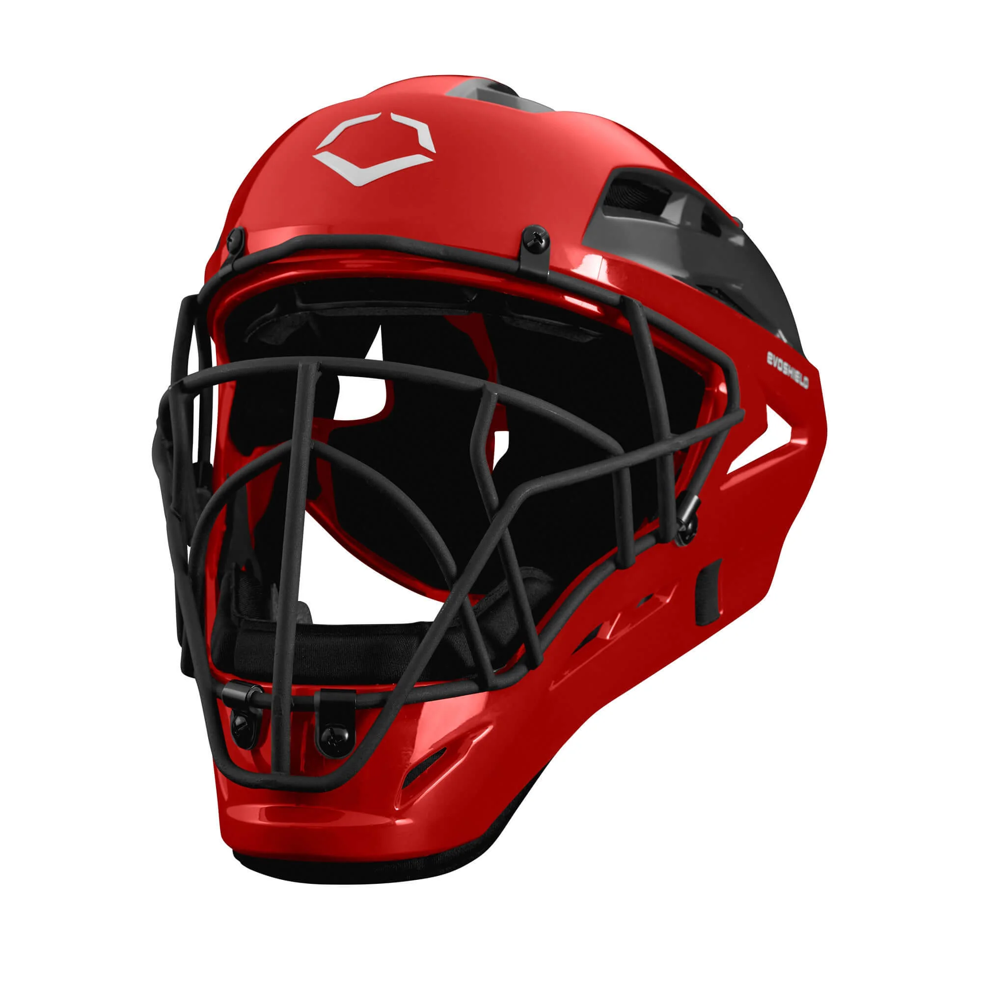 Evoshield Pro-SRZ Catcher's Helmet Scarlet - Image 3