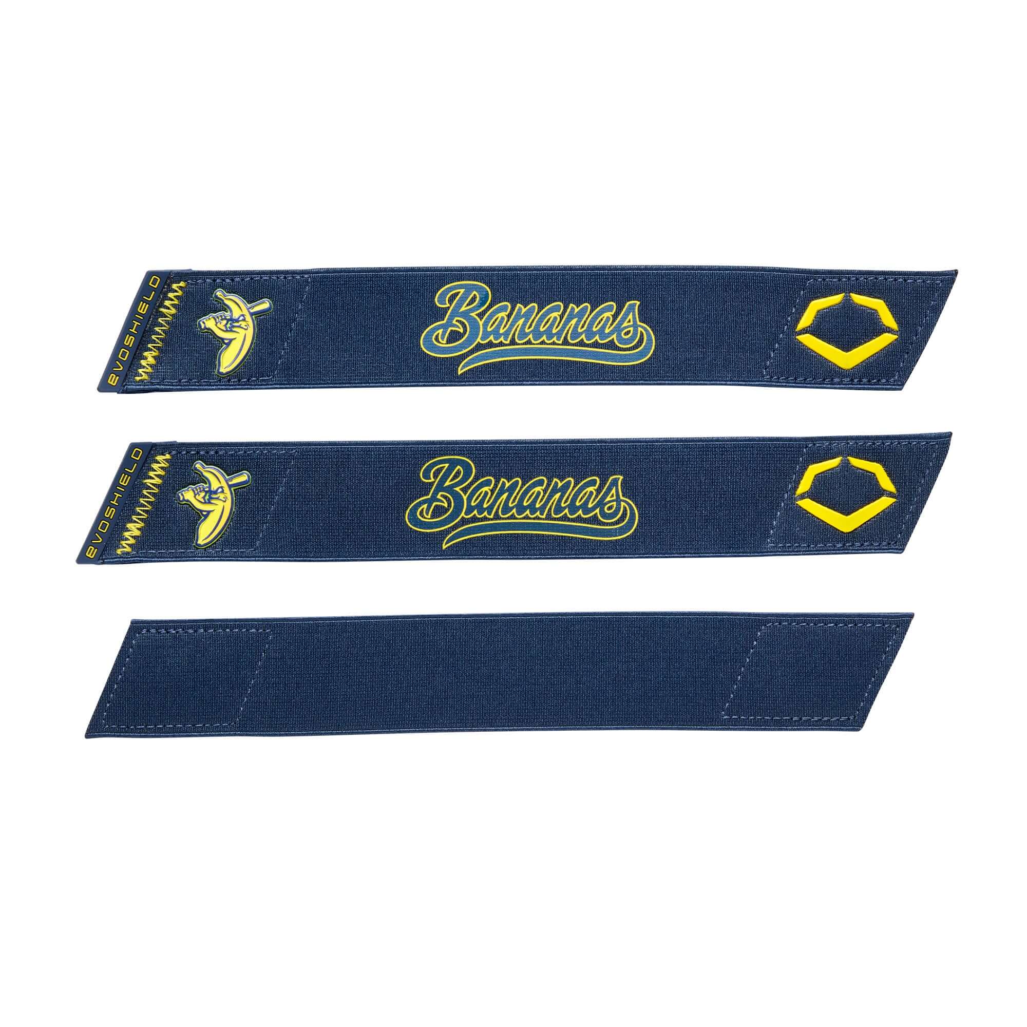 Evoshield X-SRZ Bananas Leg Guard Navy/Yellow - Image 6