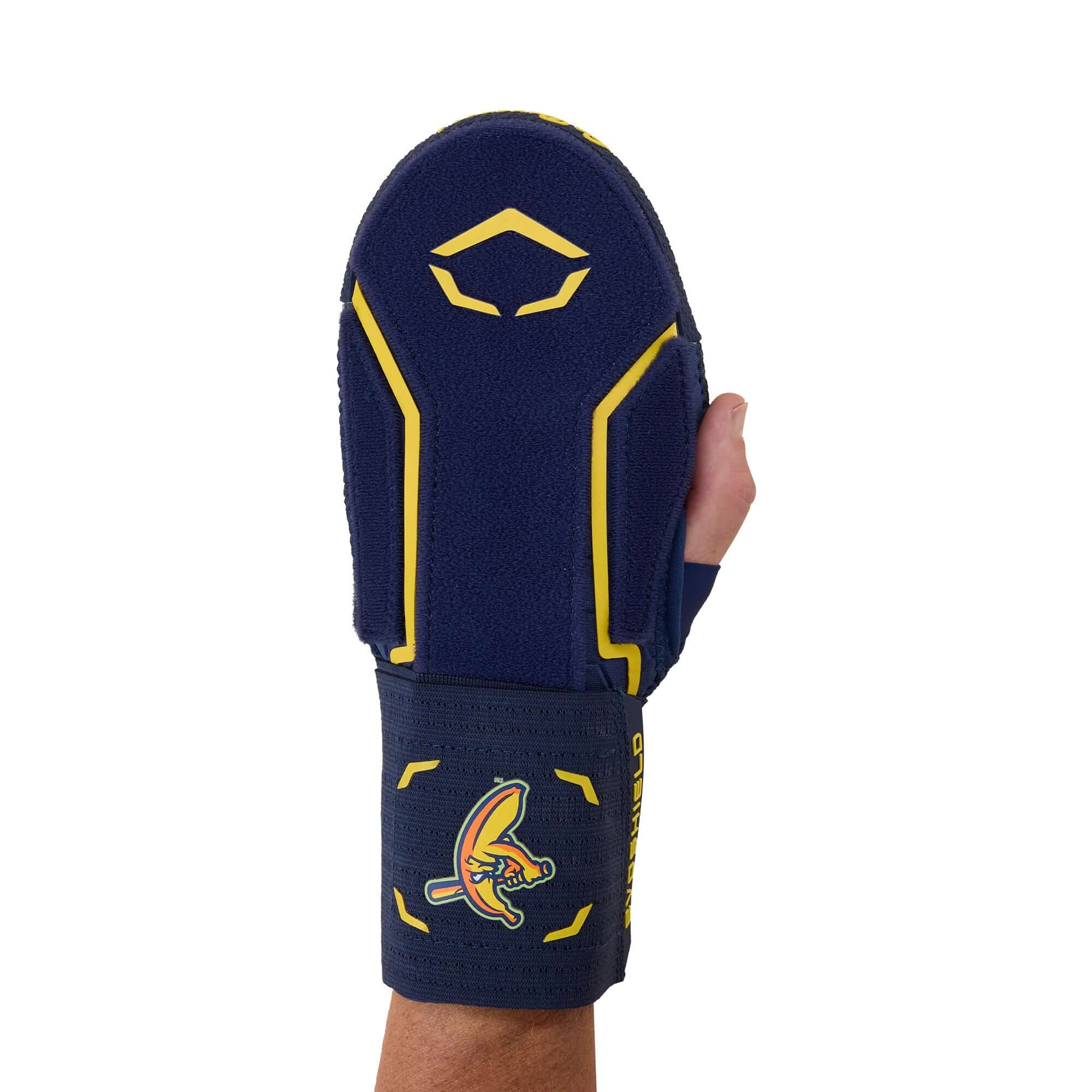 Evoshield X-SRZ Bananas Sliding Mitt - Navy/Yellow - Image 8