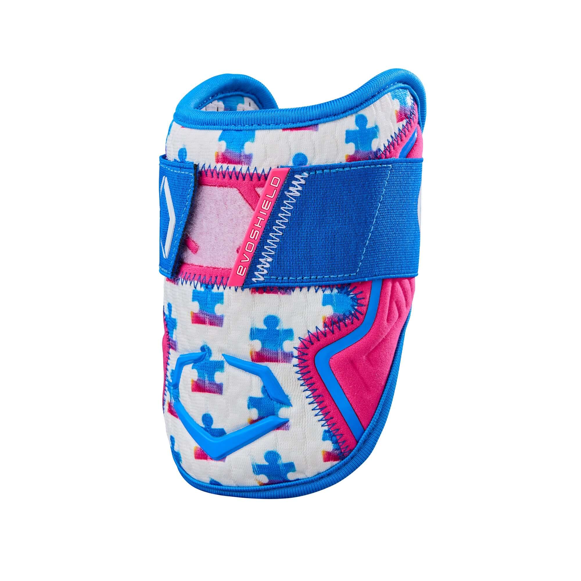 Evoshield X-SRZ Love the Moment Batter's Elbow Guard - White / Royal / Scarlet - Image 4