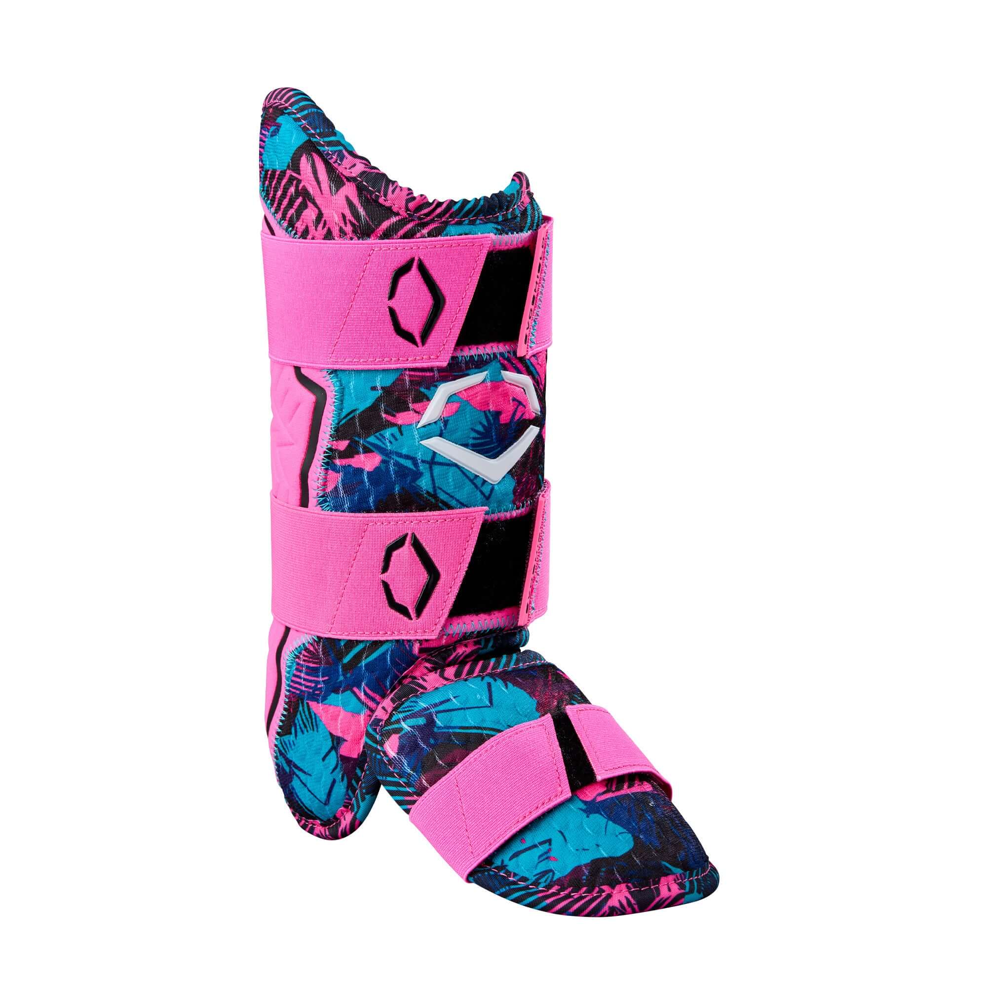 Evoshield X-SRZ Miami Vice Leg Guard - Black/Pink/Victory - Image 3