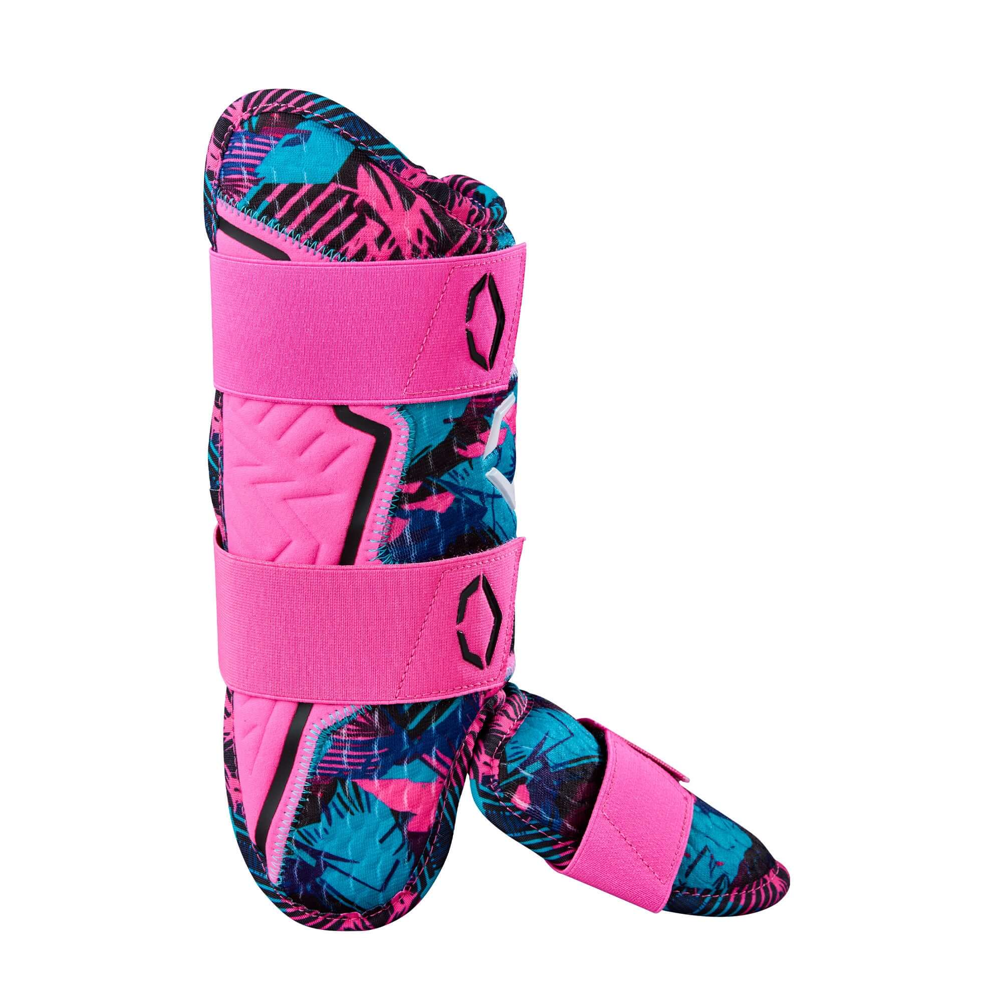 Evoshield X-SRZ Miami Vice Leg Guard - Black/Pink/Victory - Image 4