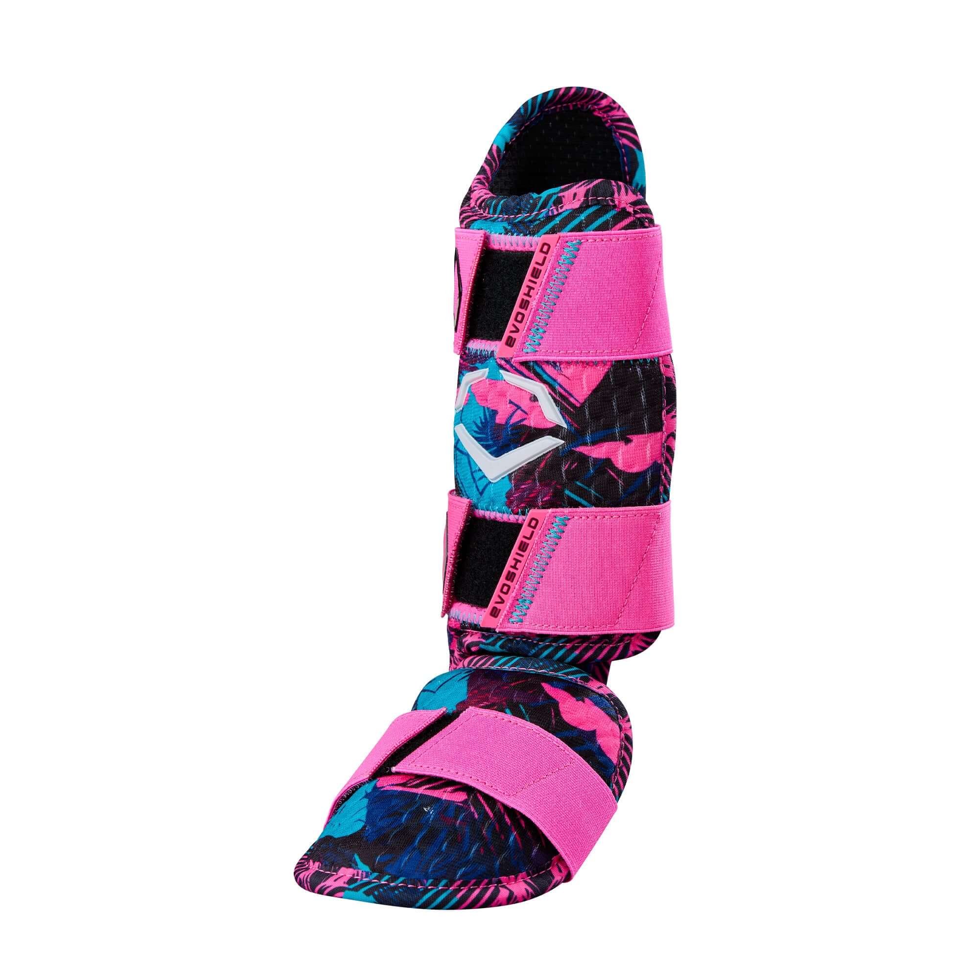 Evoshield X-SRZ Miami Vice Leg Guard - Black/Pink/Victory - Image 7