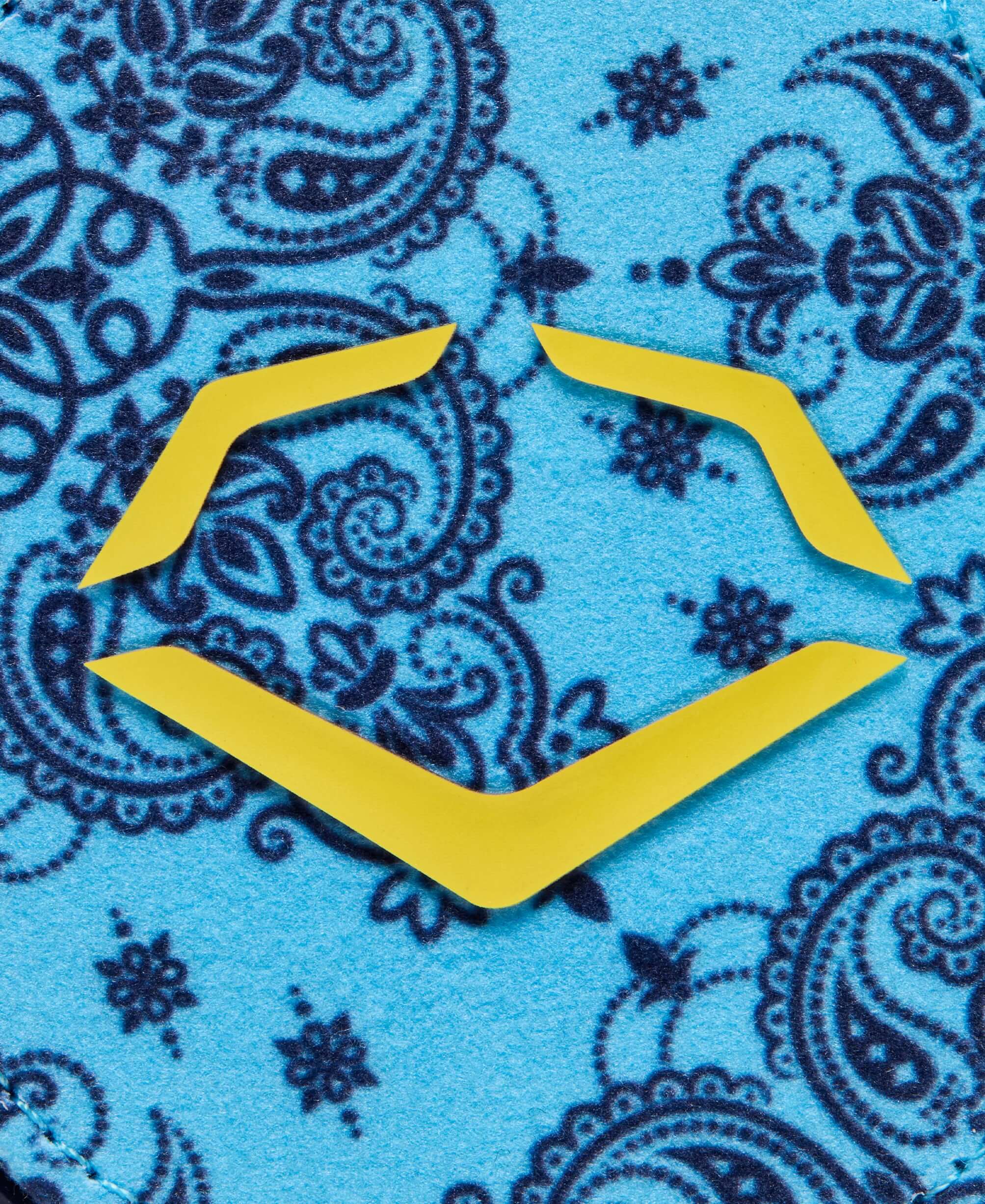 Evoshield X-SRZ Paisley Sliding Mitt 2.0 - Victory/Navy/Volt - Image 10