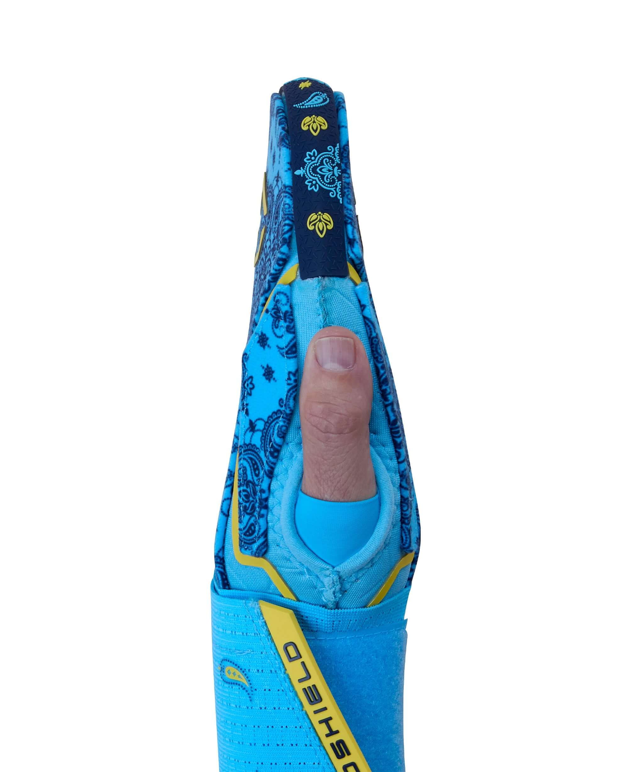 Evoshield X-SRZ Paisley Sliding Mitt 2.0 - Victory/Navy/Volt - Image 12