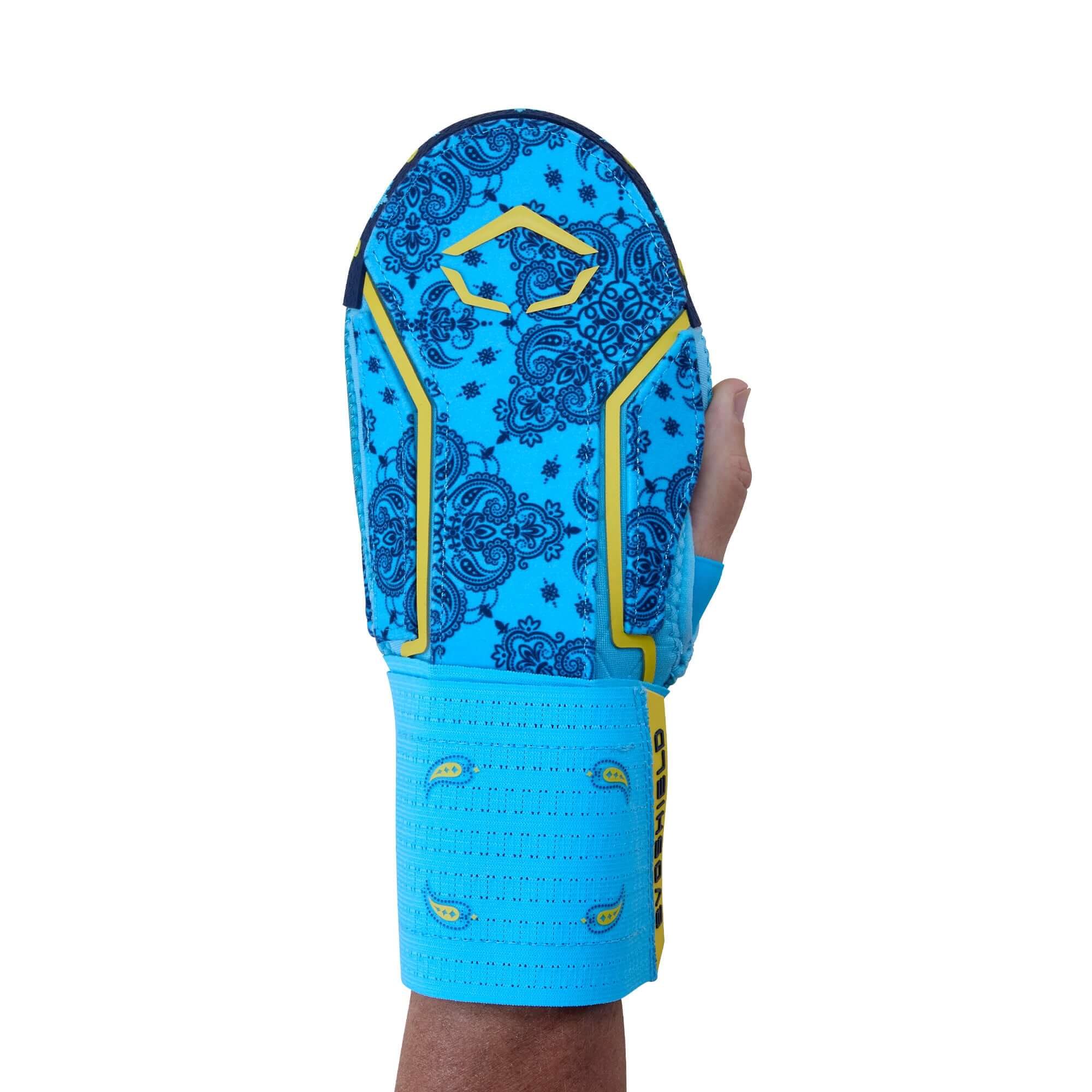 Evoshield X-SRZ Paisley Sliding Mitt 2.0 - Victory/Navy/Volt - Image 7
