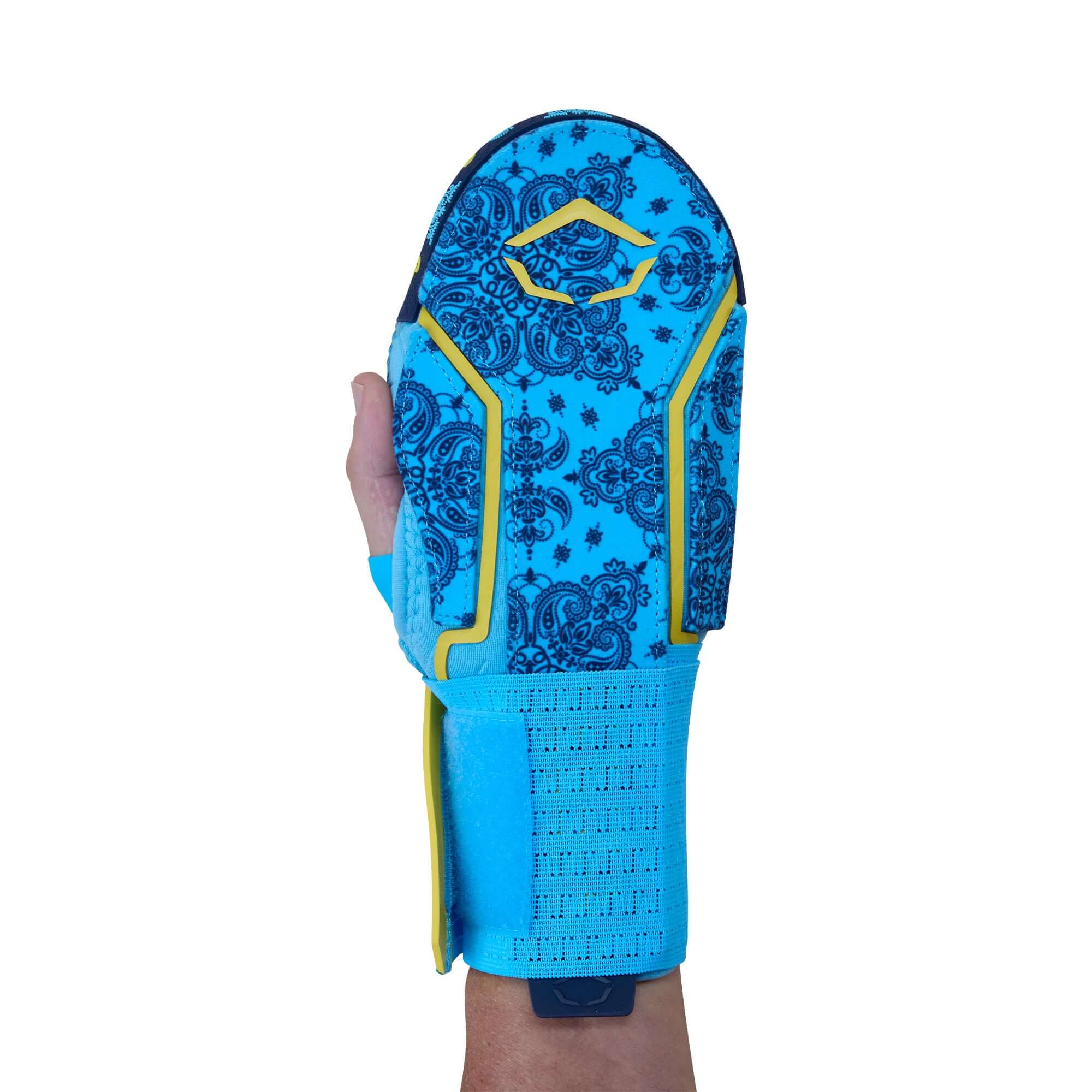 Evoshield X-SRZ Paisley Sliding Mitt 2.0 - Victory/Navy/Volt - Image 8