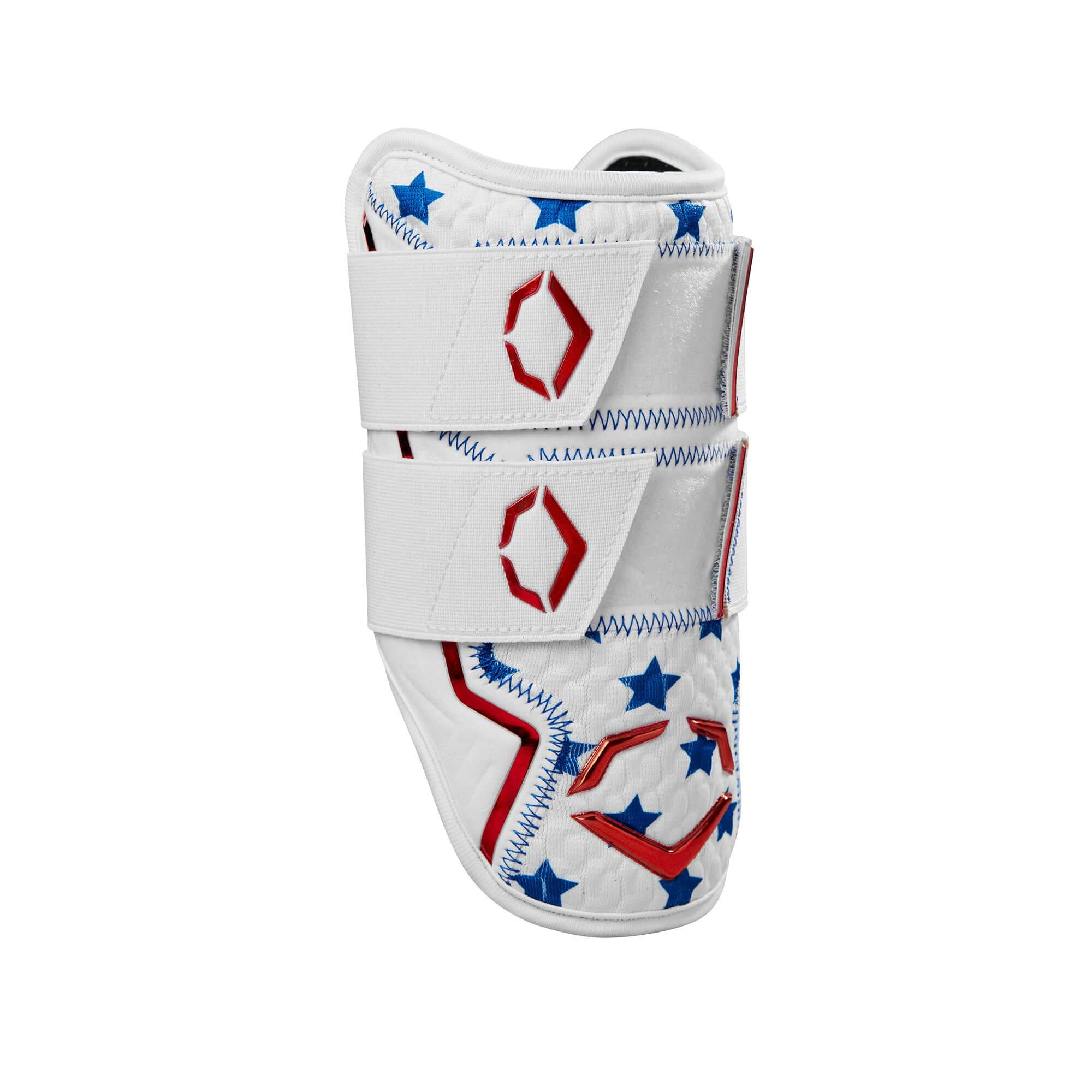 Evoshield X-SRZ Patriot Double Strap Elbow Guard - White/Royal/Scarlet