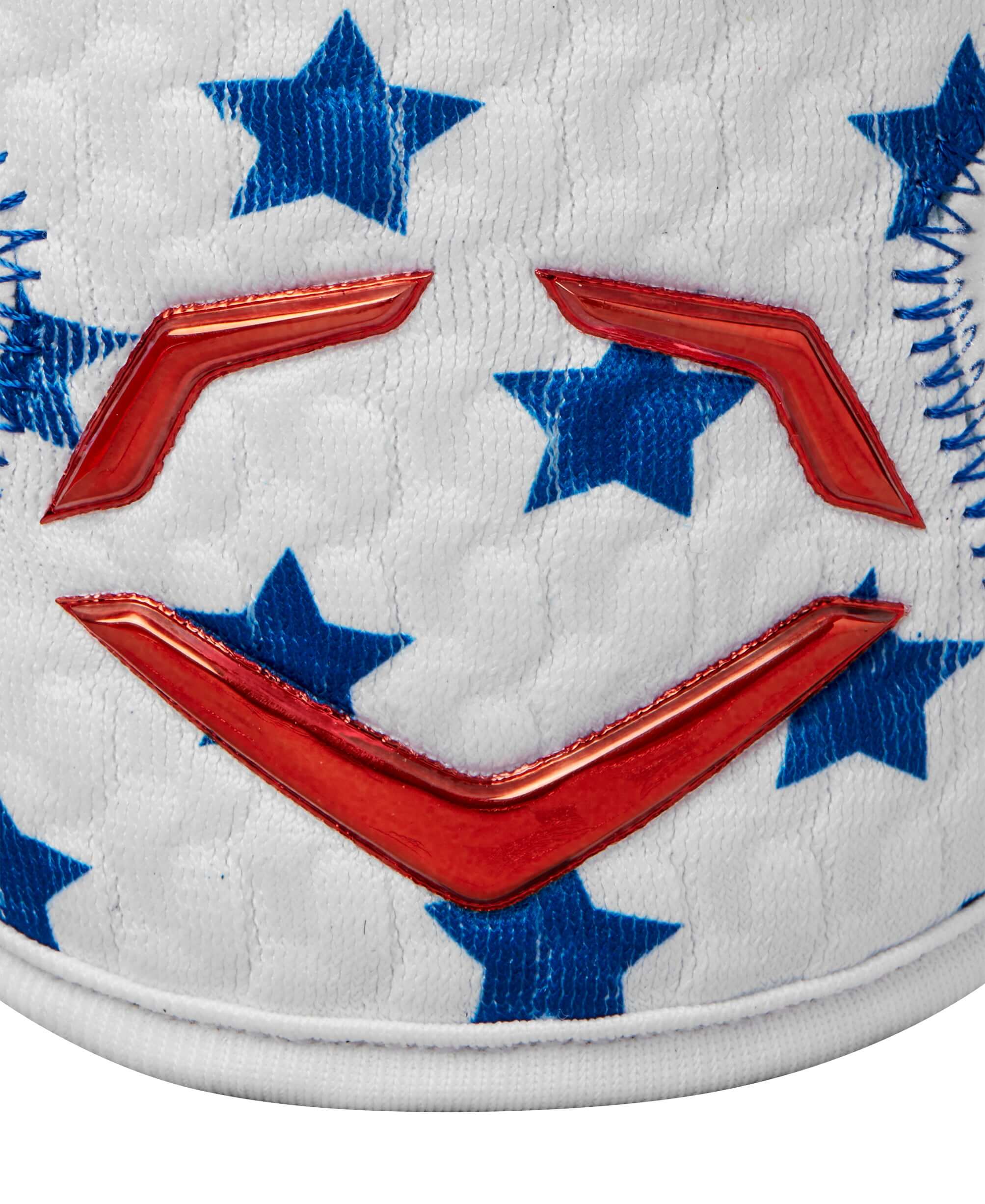 Evoshield X-SRZ Patriot Double Strap Elbow Guard - White/Royal/Scarlet - Image 6