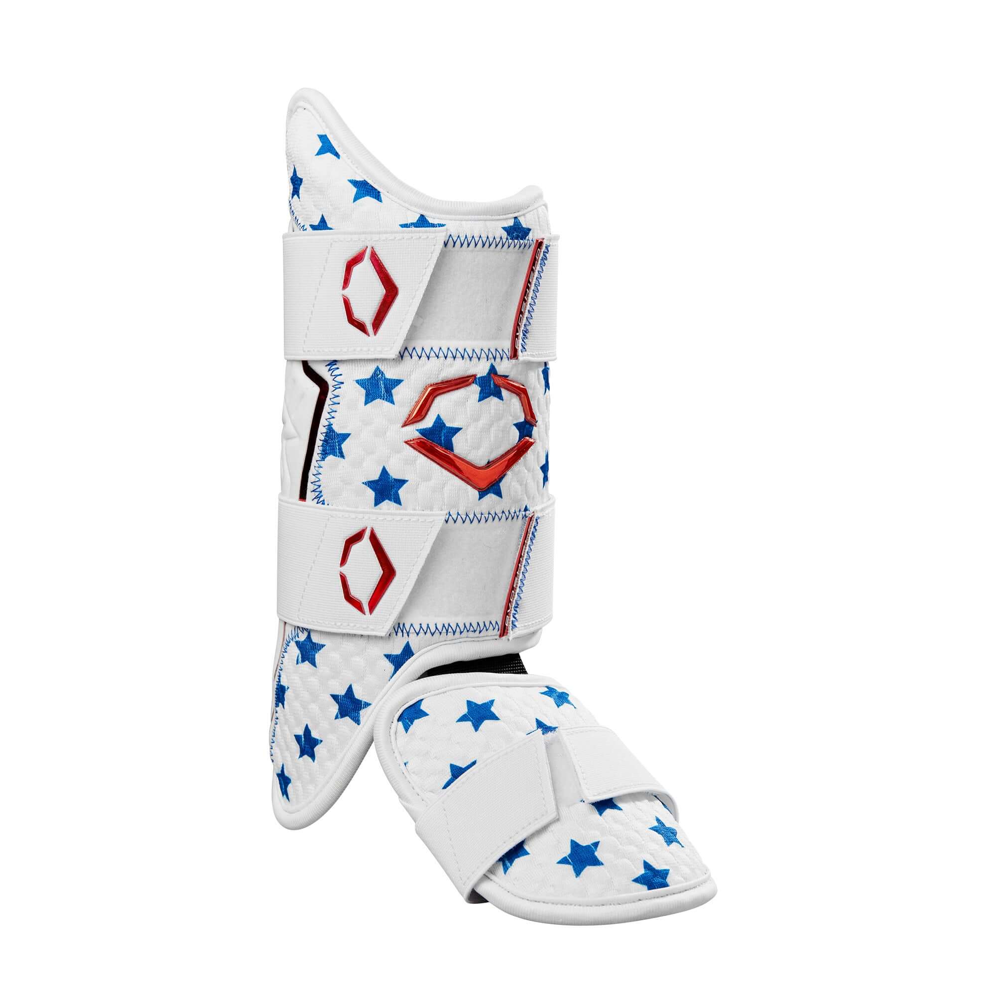 Evoshield X-SRZ Patriot Leg Guard - White/Royal/Scarlet - Image 8