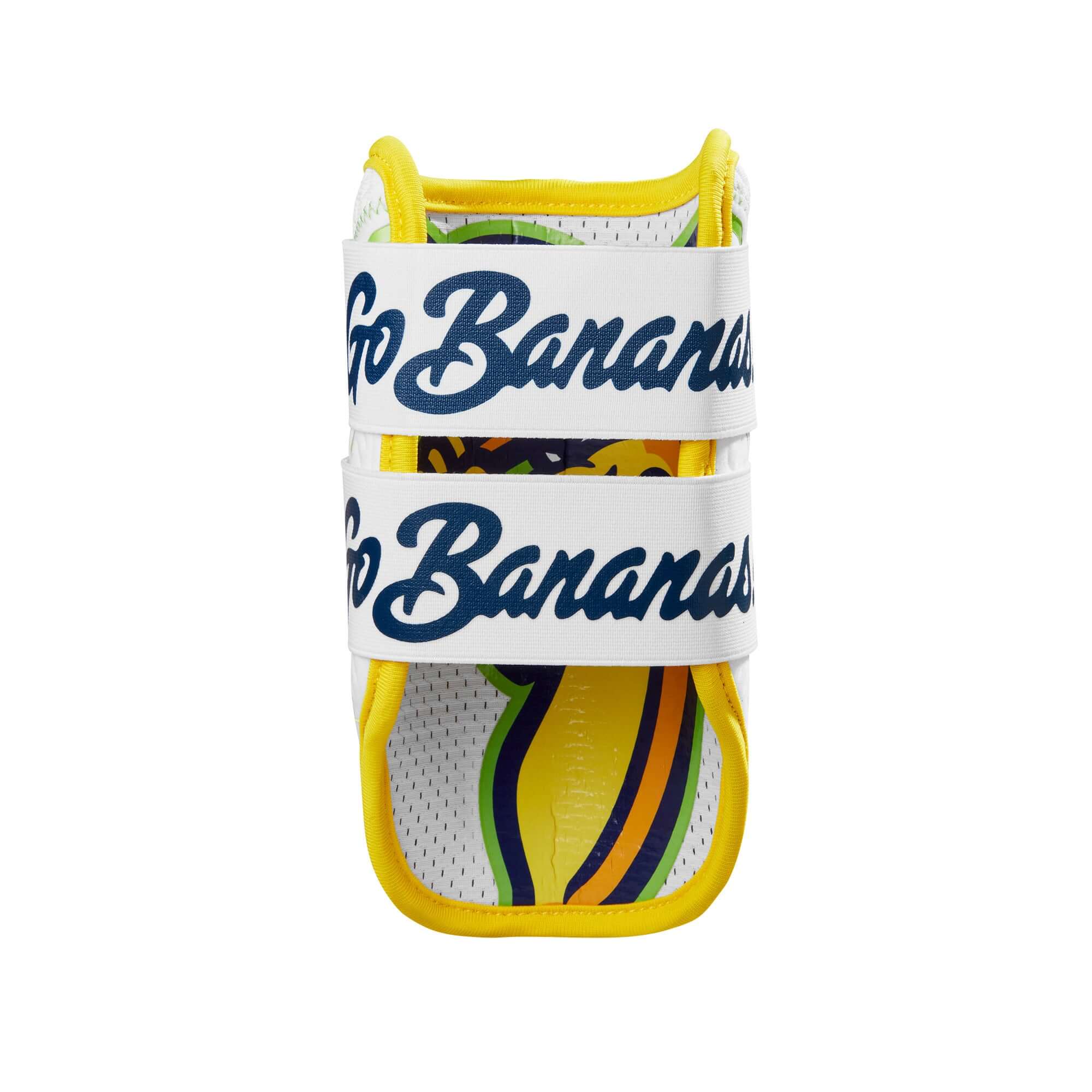 Evoshield X-SRZ Savannah Bananas Double Strap Elbow Guard White/Yellow - Image 4