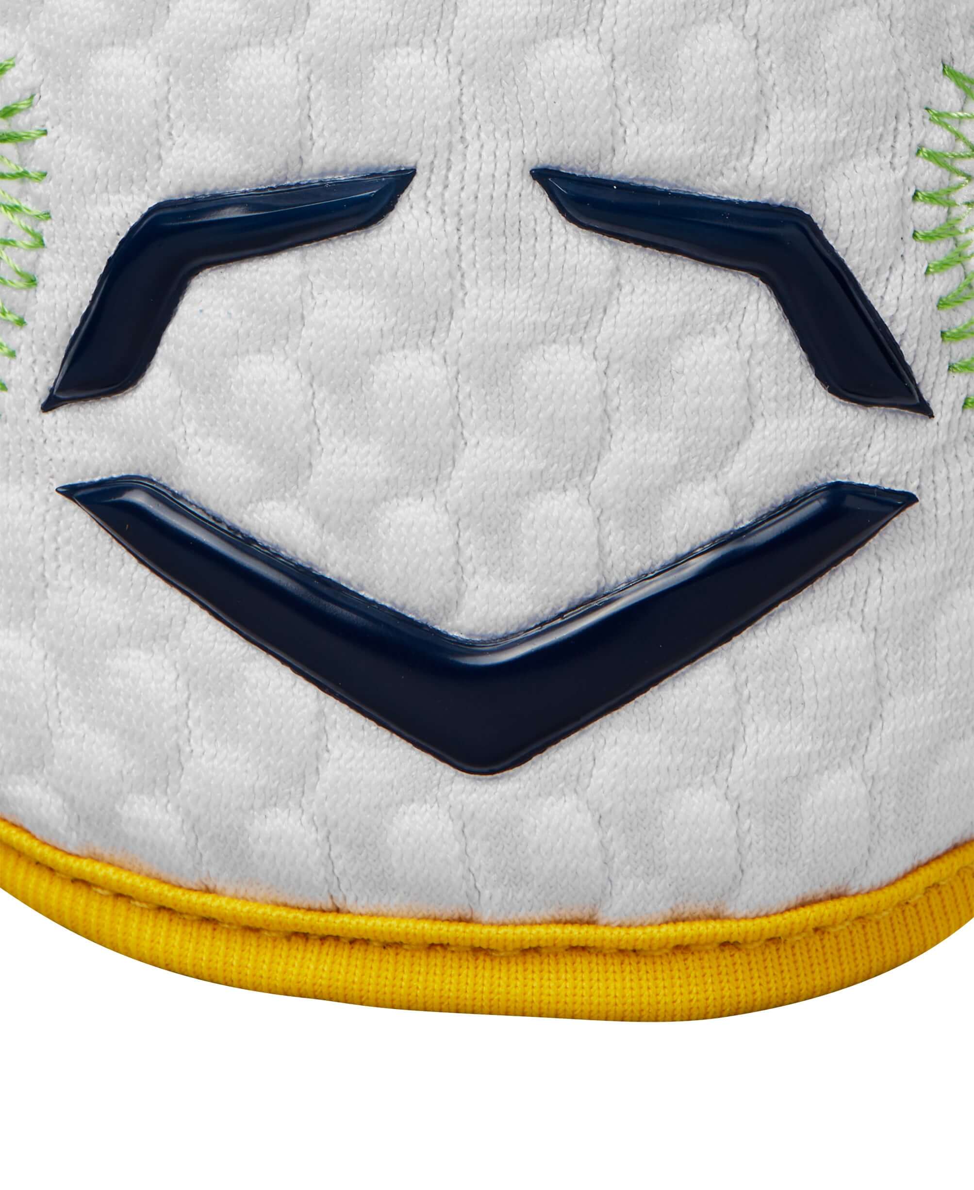 Evoshield X-SRZ Savannah Bananas Double Strap Elbow Guard White/Yellow - Image 5
