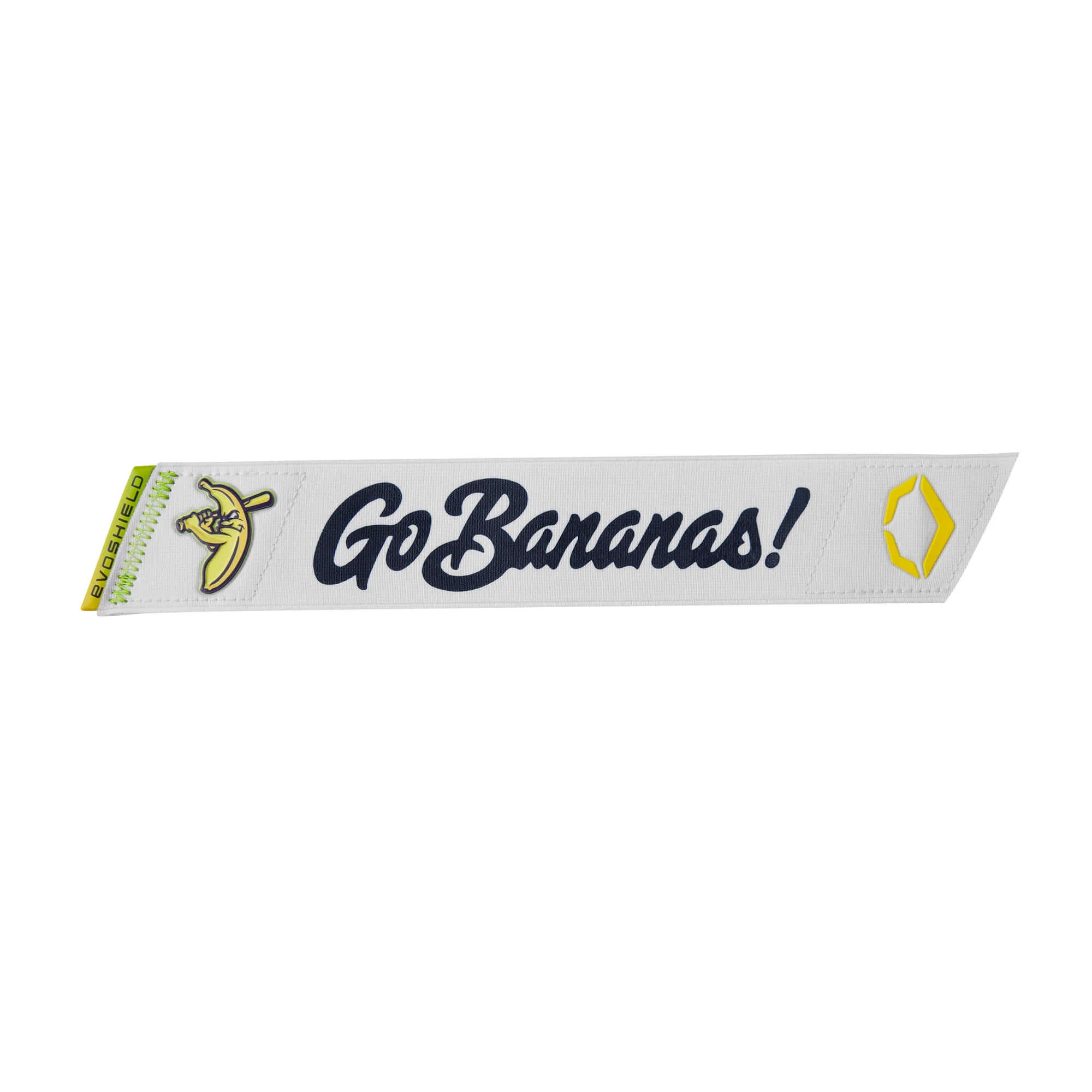 Evoshield X-SRZ Savannah Bananas Double Strap Elbow Guard White/Yellow - Image 6