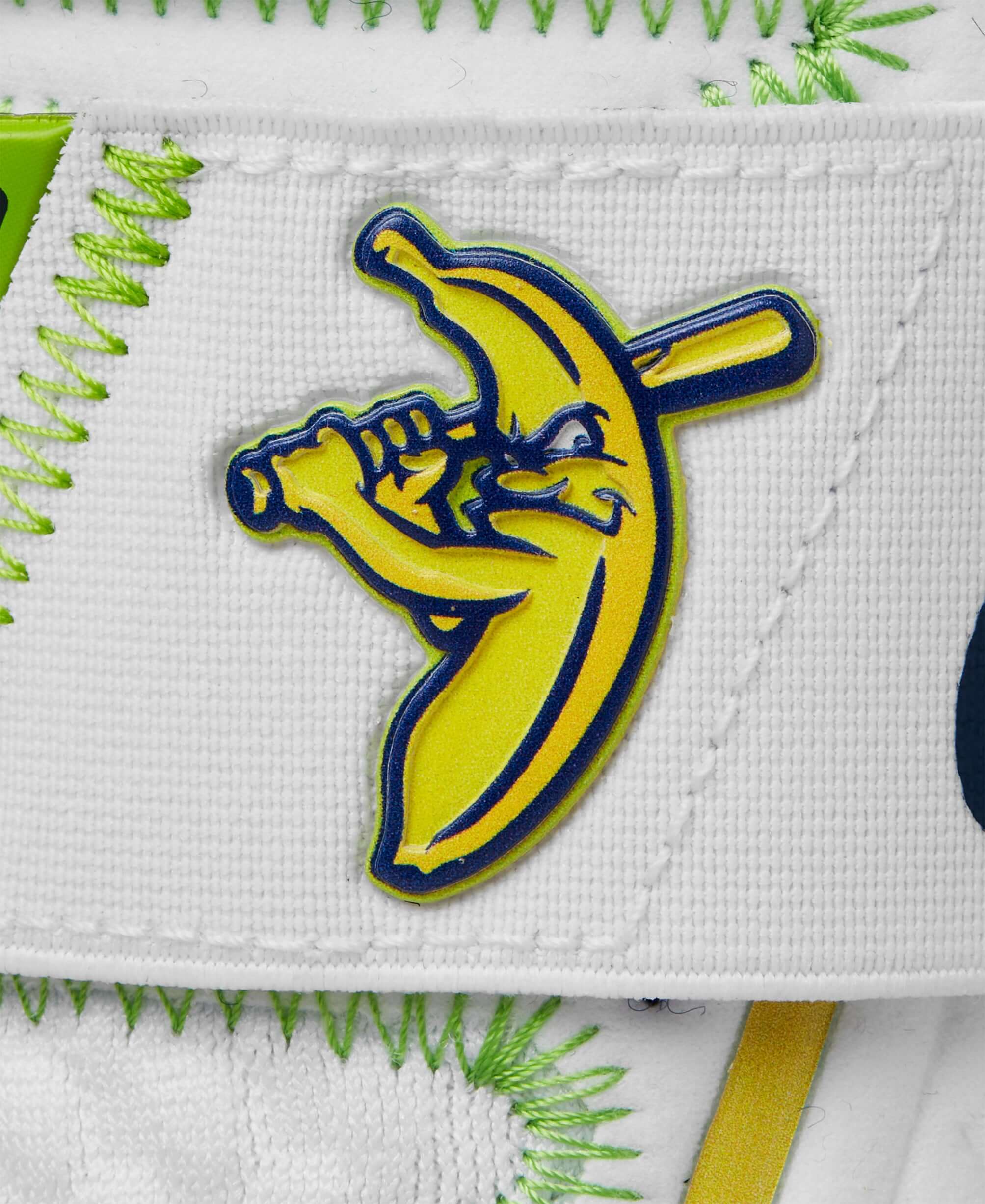 Evoshield X-SRZ Savannah Bananas Double Strap Elbow Guard White/Yellow - Image 7